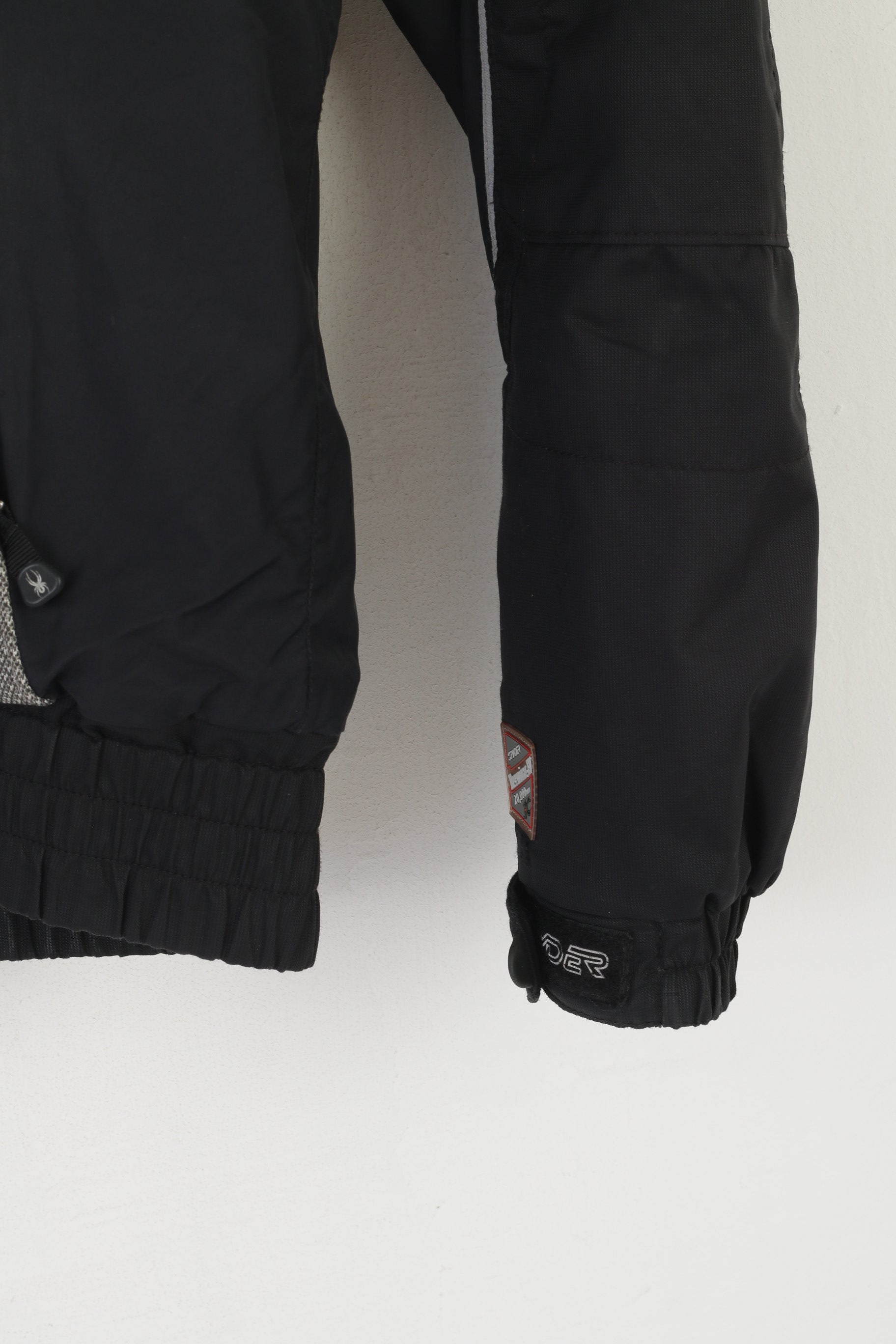 Spyder Men 54 XL Ski Jacket Black Dermizac X-Static 20000 mm Snowboarding Top