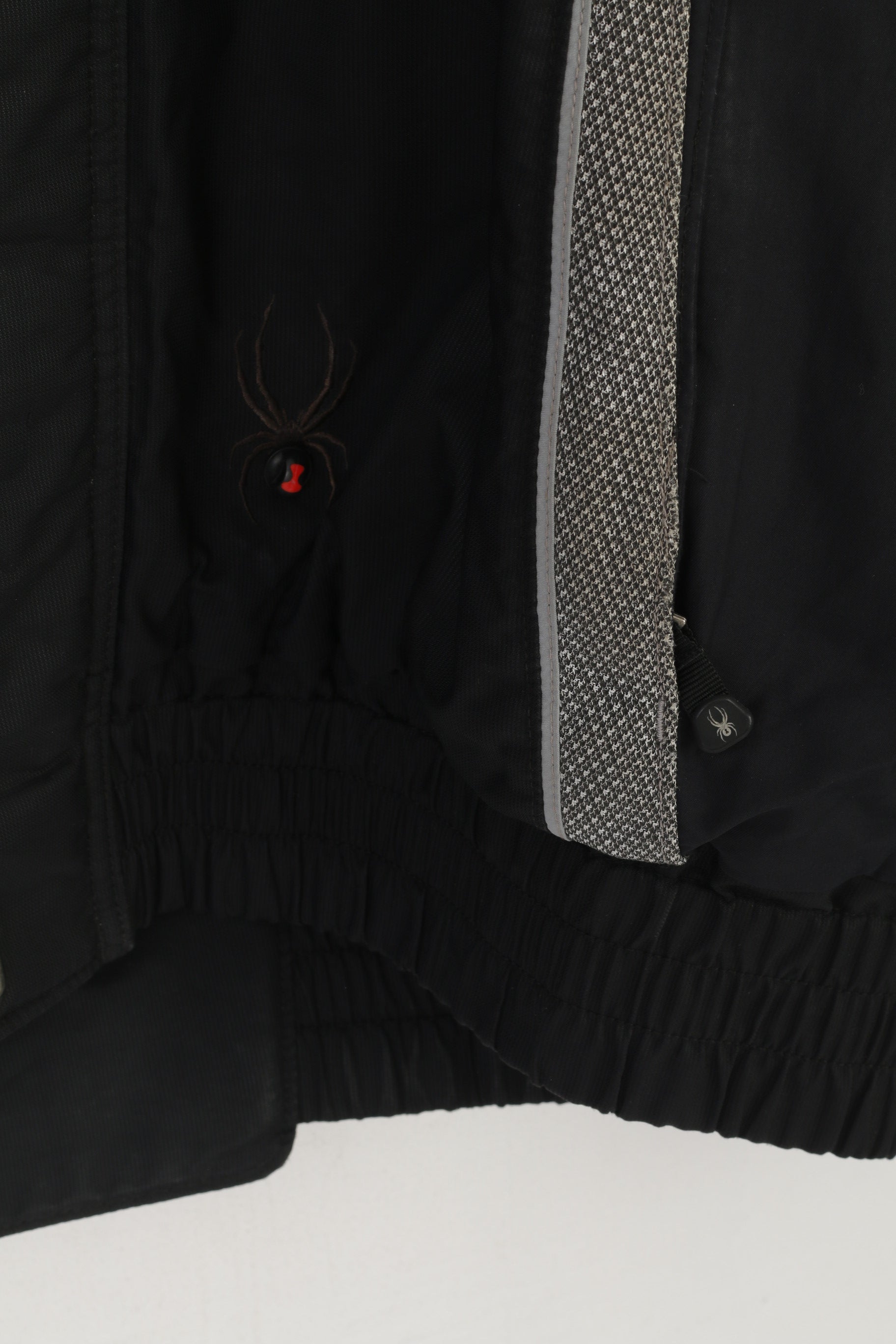 Spyder Men 54 XL Ski Jacket Black Dermizac X-Static 20000 mm Snowboarding Top