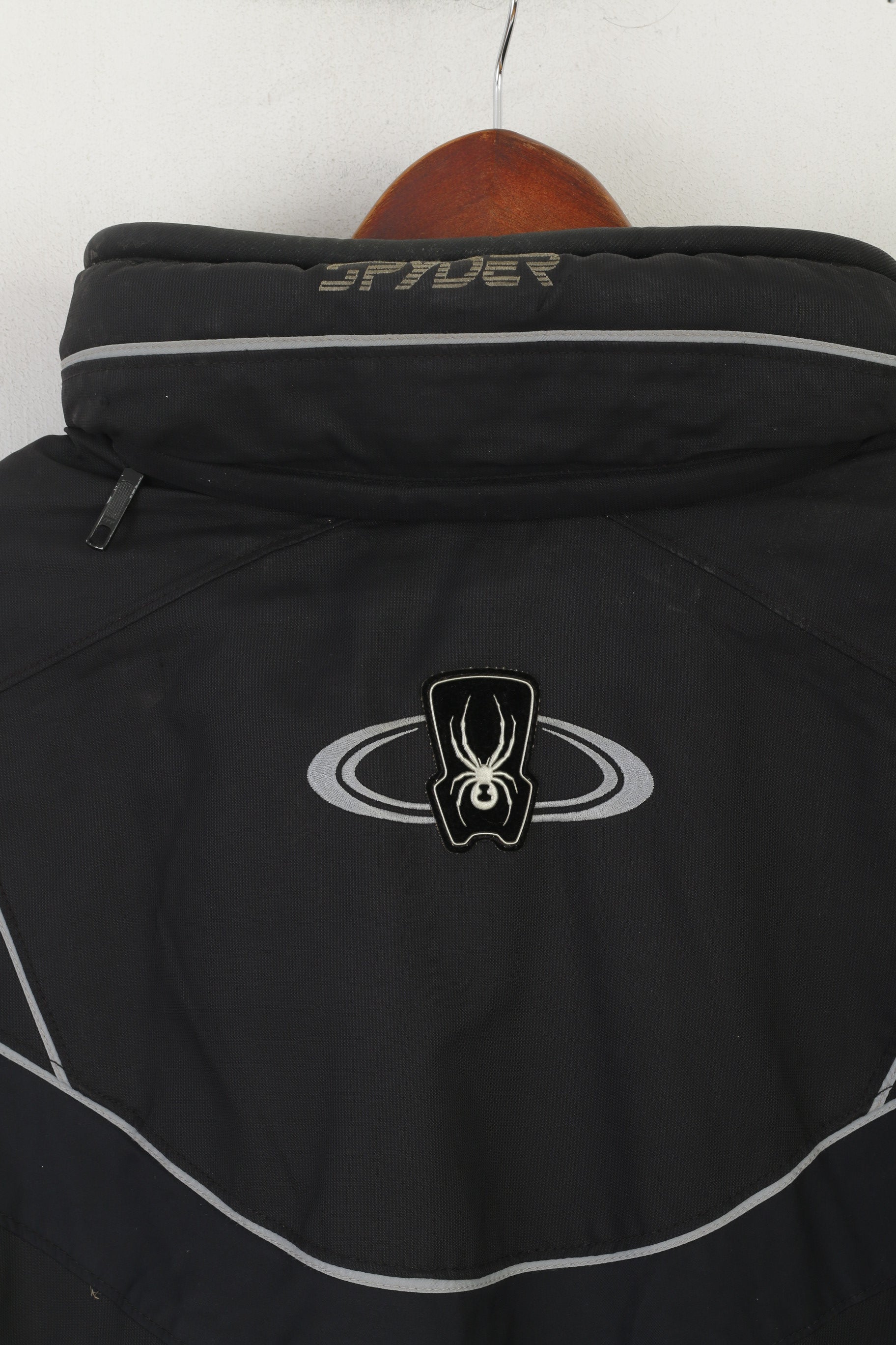 Spyder Men 54 XL Ski Jacket Black Dermizac X-Static 20000 mm Snowboarding Top