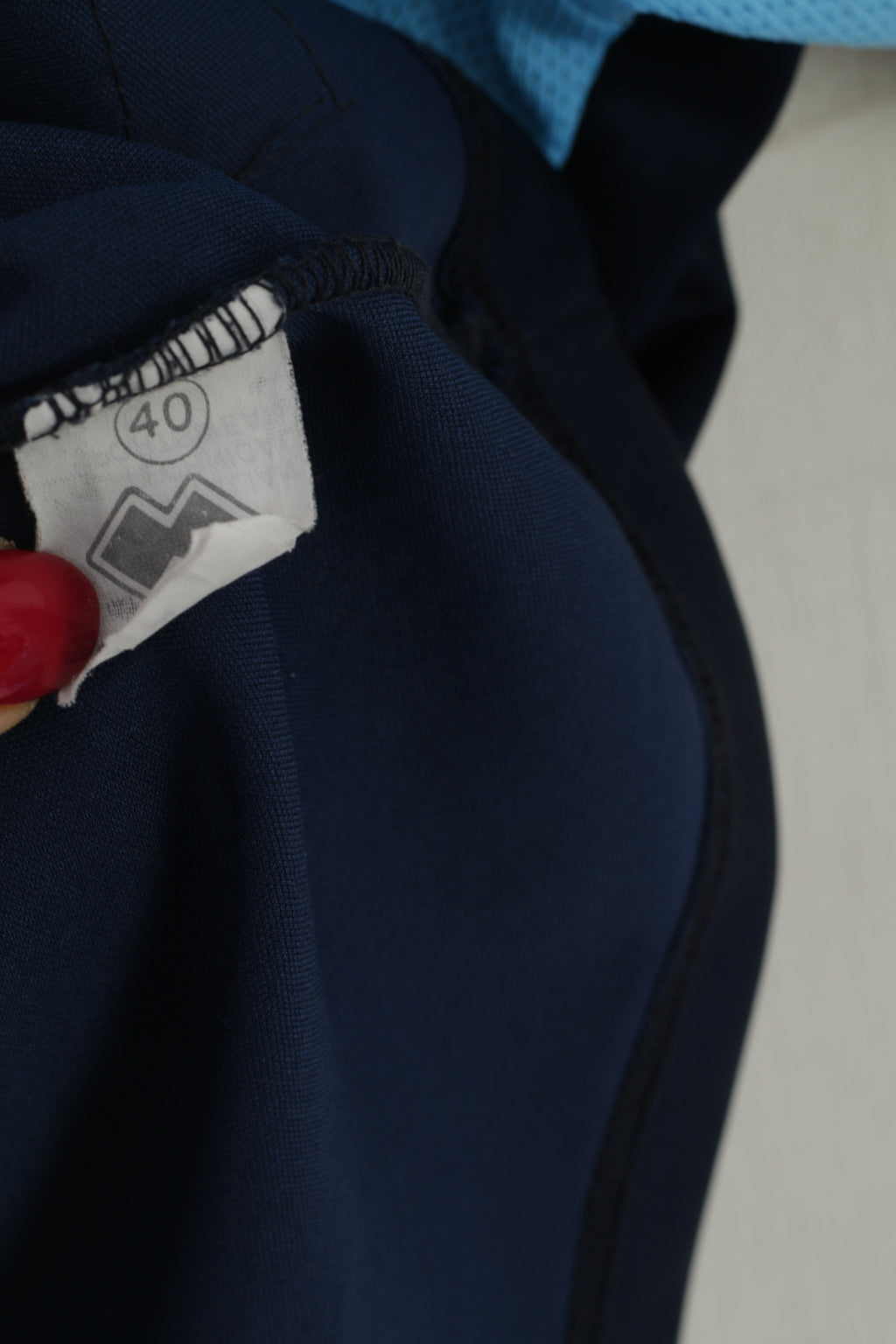 Maglia Errea Donna 40 S Navy Derby Country Por Match Sportswear Jersey 2001-2003 Top