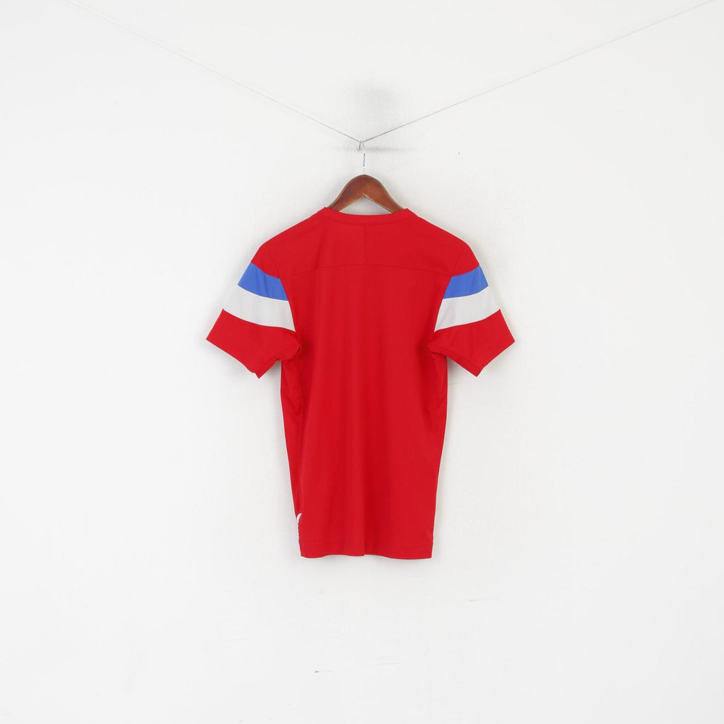 Umbro Boys XLB 158 Shirt Red Glasgow Rangers Football Club Vintage Jersey Top