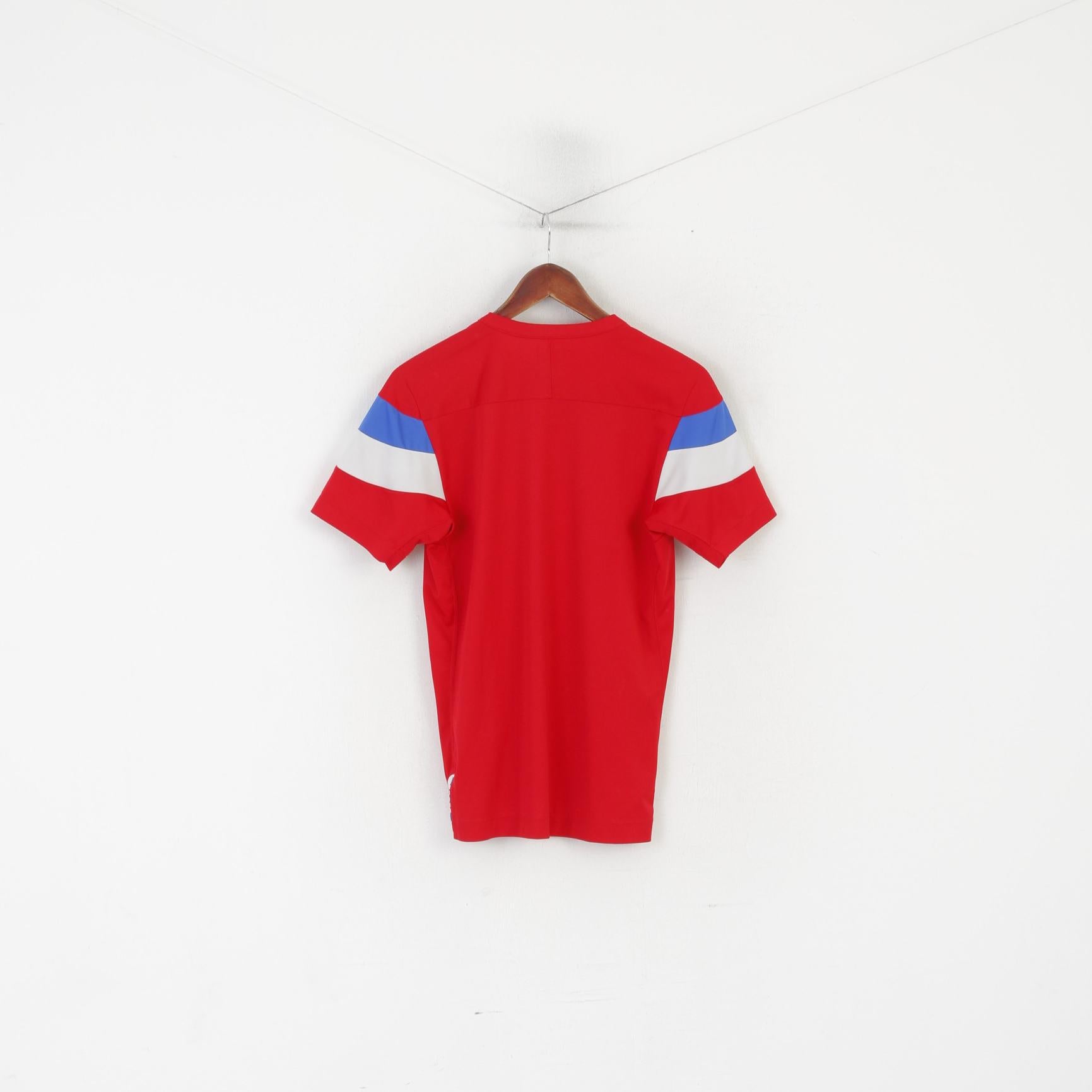 Umbro Garçons XLB 158 Chemise Rouge Glasgow Rangers Football Club Haut en Jersey Vintage