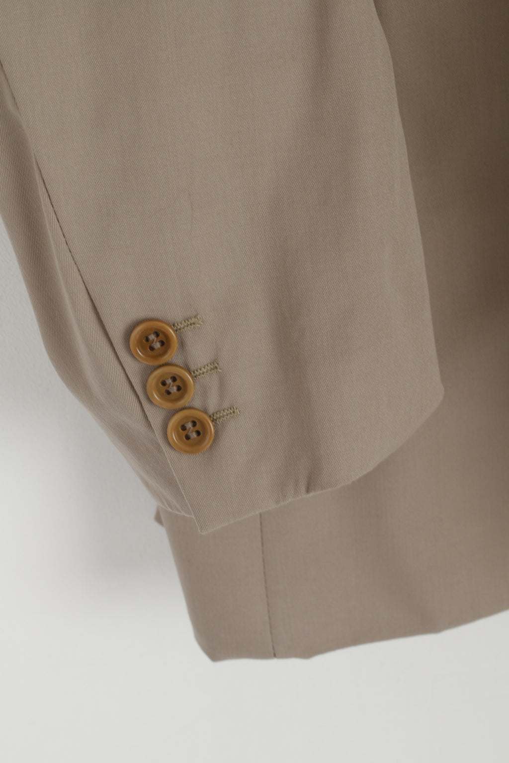 Tiger Of Sweden Uomo 108 40 Blazer Giacca vintage monopetto in lana tortora