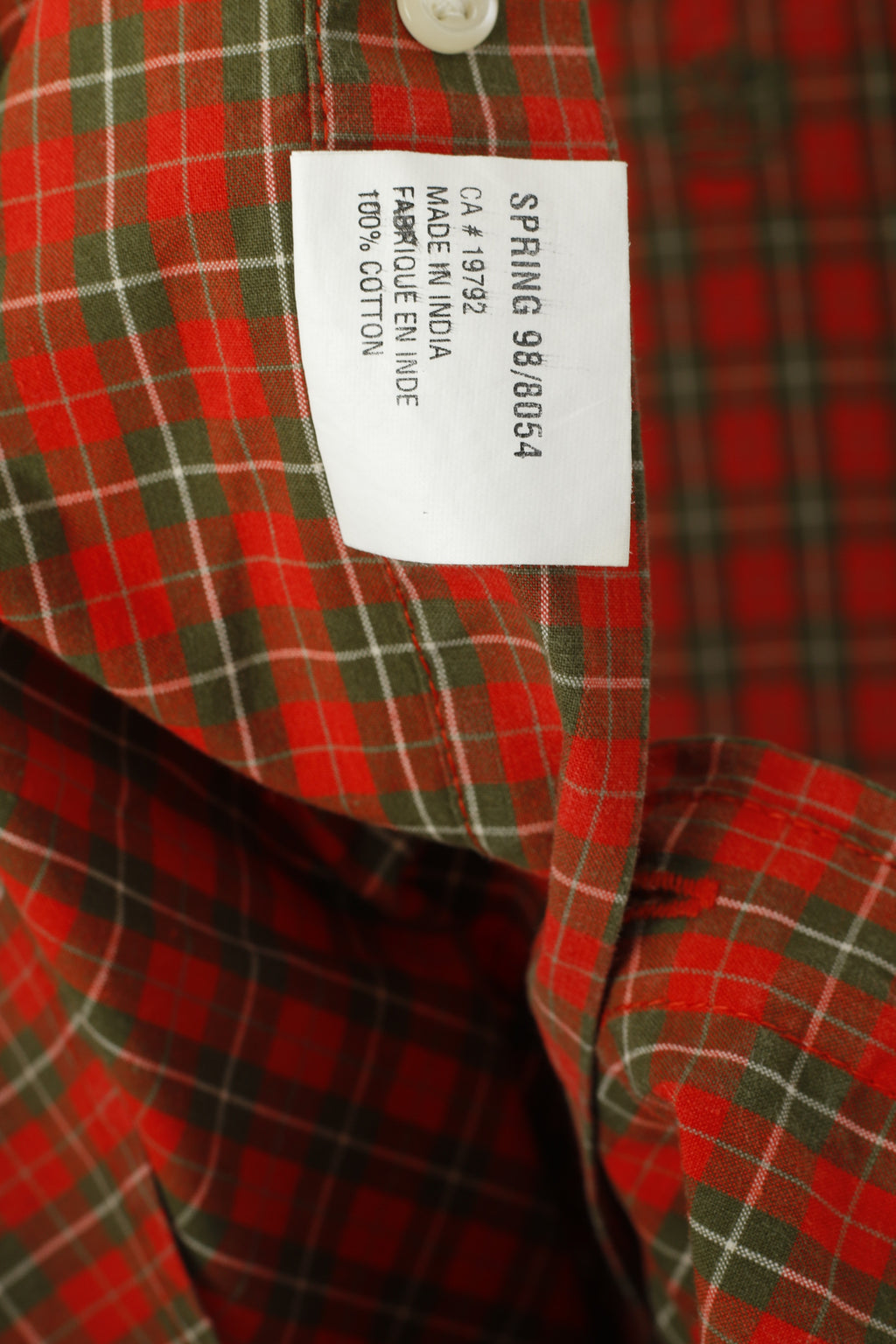 Timberland Men M (L) Casual Shirt Red Cotton Checkered Weatherwear Classic Fit Top