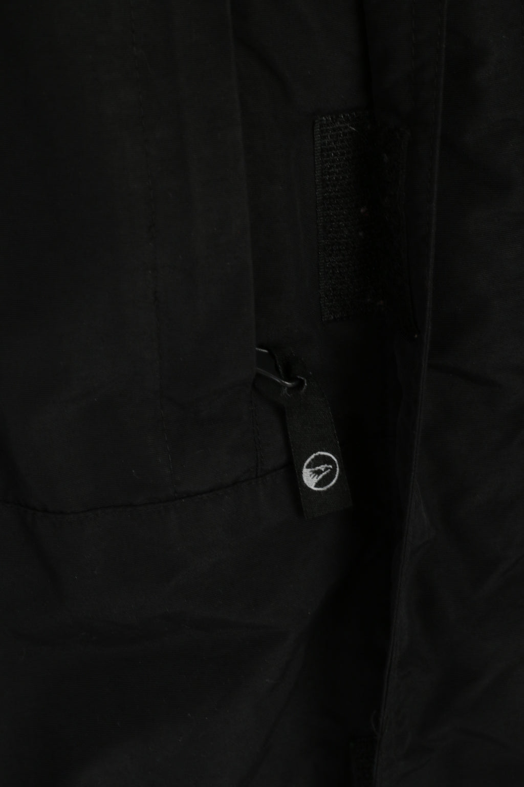 Giacca Rodeo C&amp;A da uomo M 48/50 nera imbottita con cerniera intera cappuccio nascosto top casual