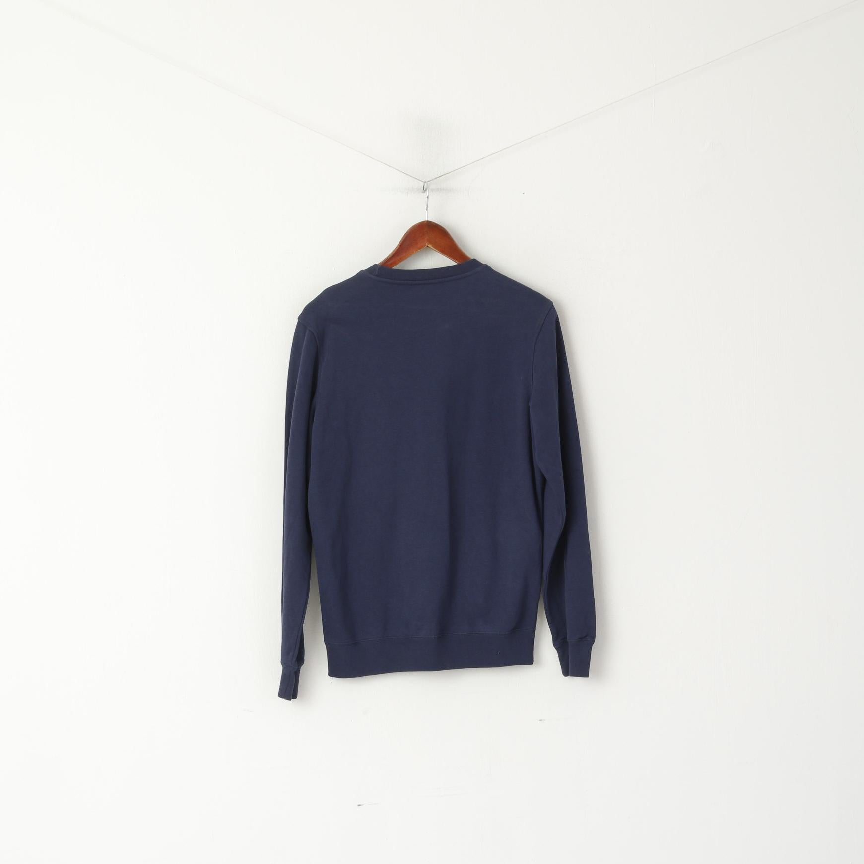 Champion Sweat-shirt à col rond en coton bleu marine pour homme New York Graphic