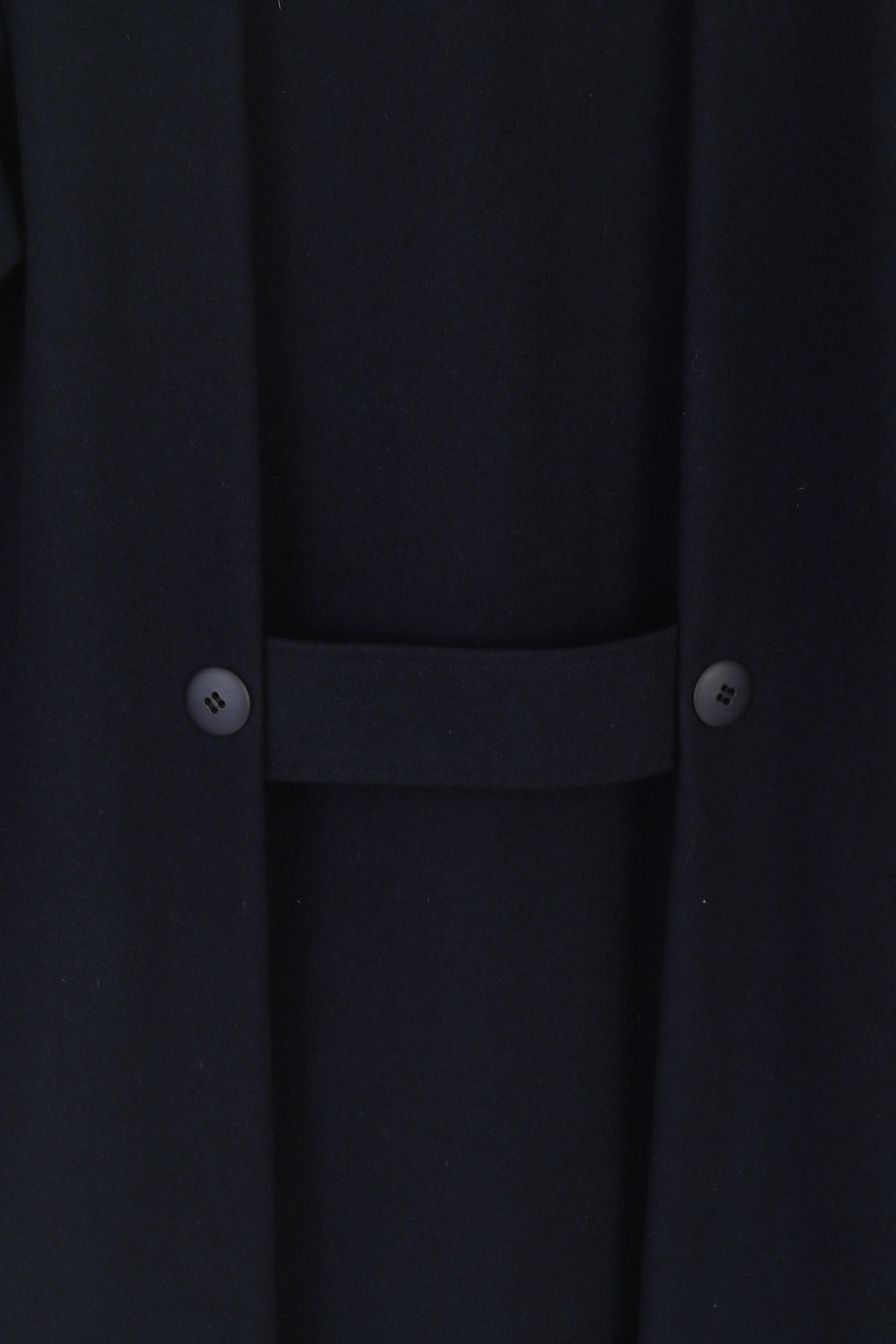 C&amp;A Sixth Sense Femmes 16 XL Manteau Marine Laine Vintage Double Boutonnage Haut Court Ajusté