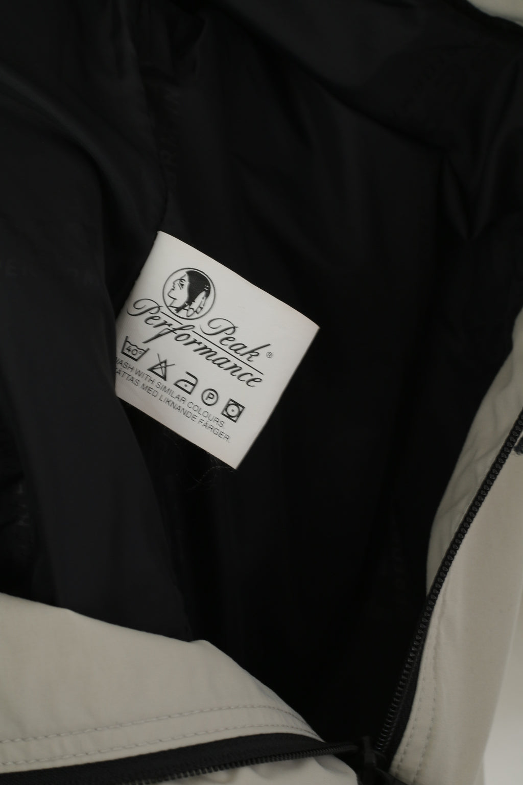 Giacca Peak Performance da donna M. Top leggero con cerniera beige Gore-Tex per esterni