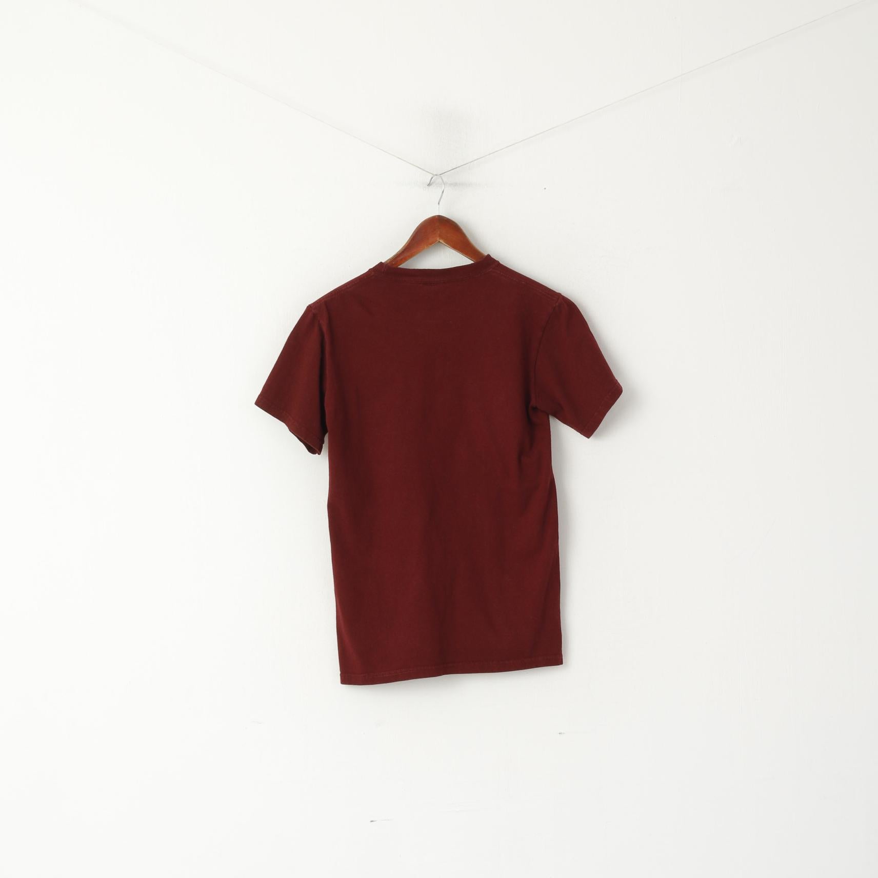 Champion Men S Shirt Maroon Cotton Loyola University New Orleans Graphic Sport Top