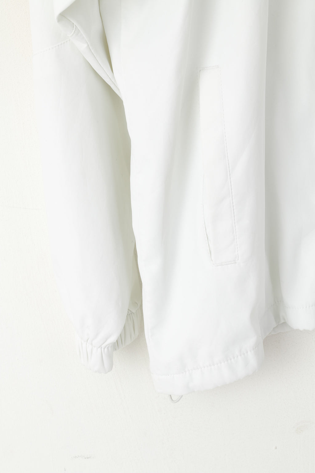 Adidas Femmes XL Veste Blanc Course Fighting Sport Full Zipper Activewear Top