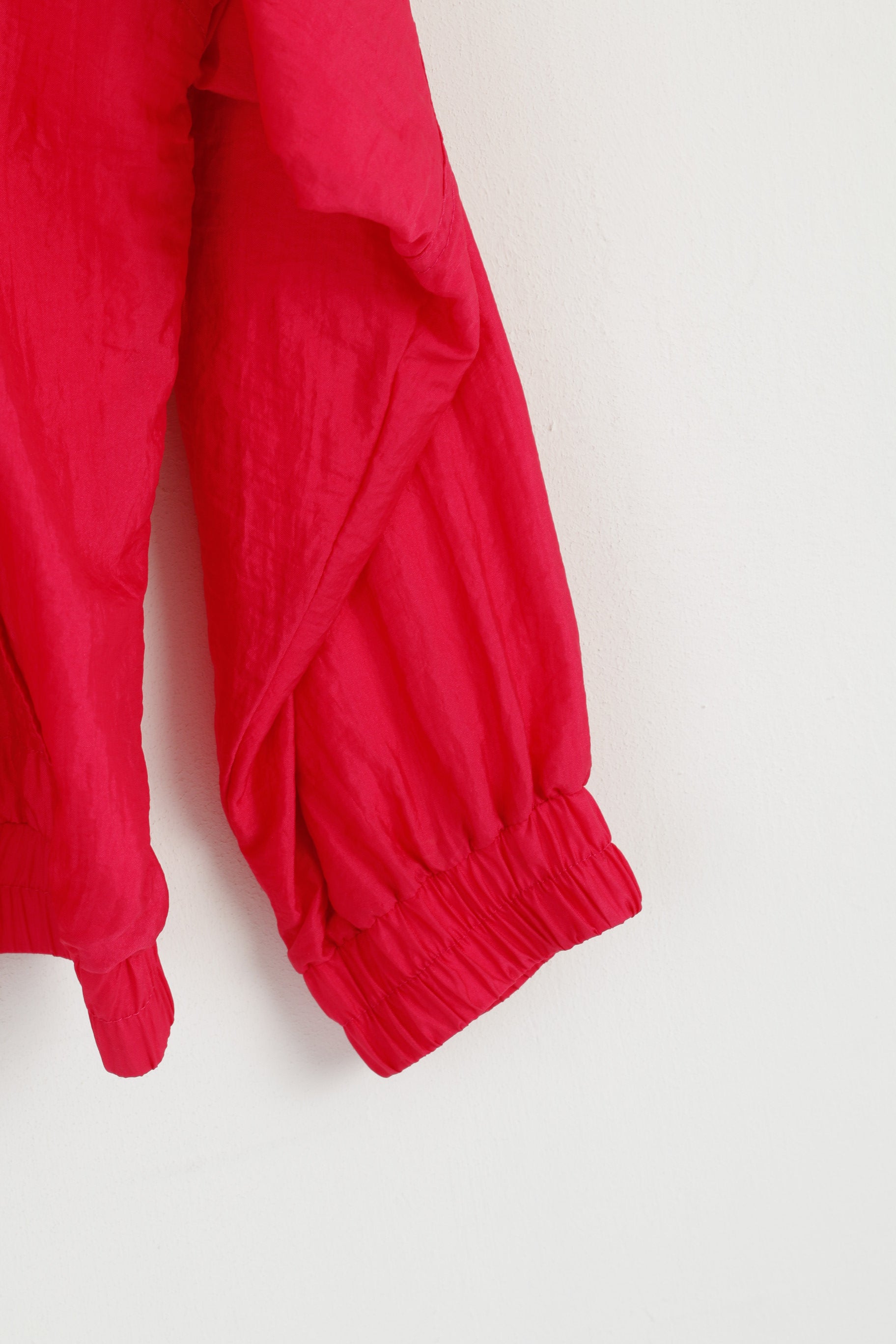 Head Women 44 XL Giacca rosa vintage anni '80 Bomber in nylon Festival Top impermeabile