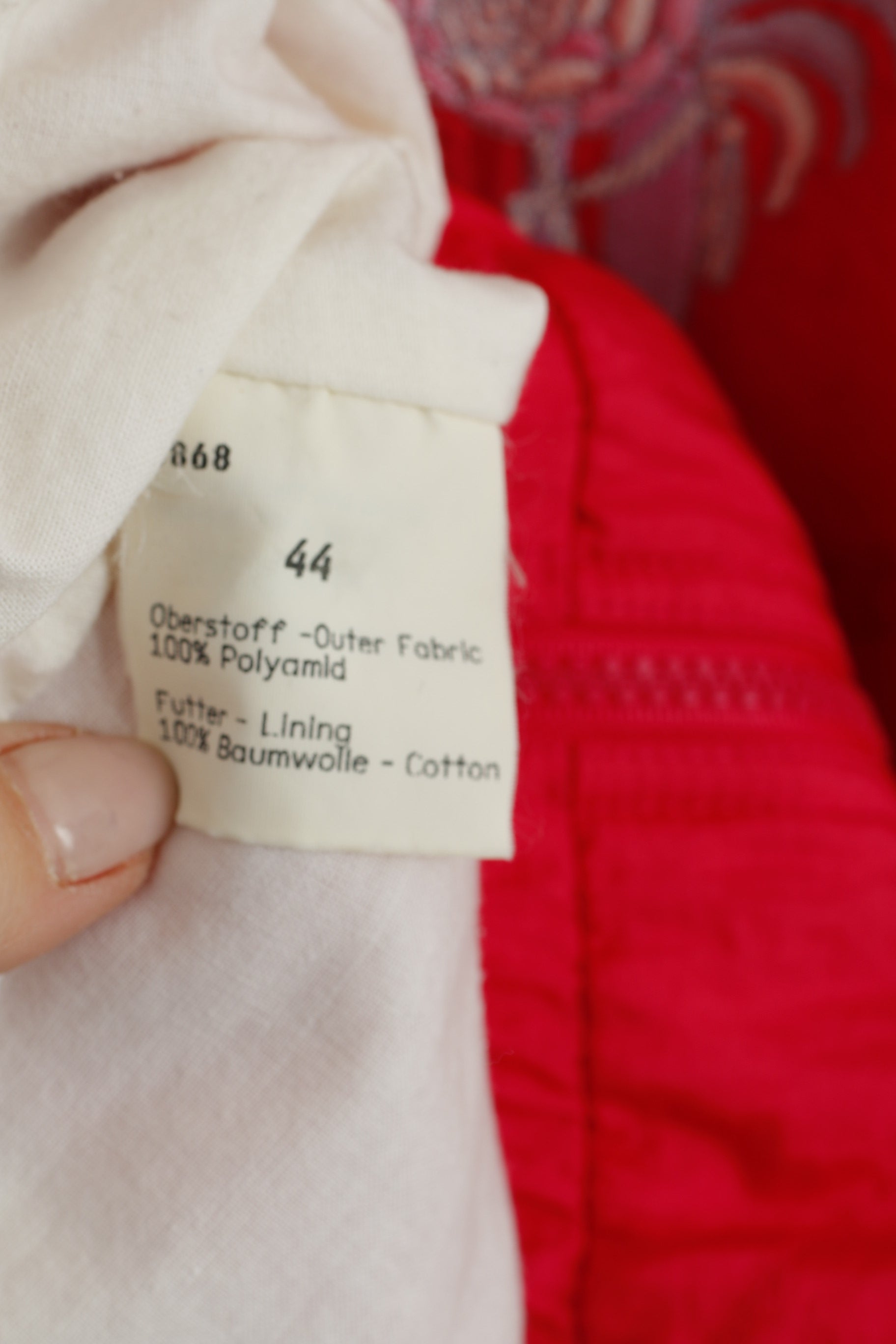 Head Women 44 XL Giacca rosa vintage anni '80 Bomber in nylon Festival Top impermeabile