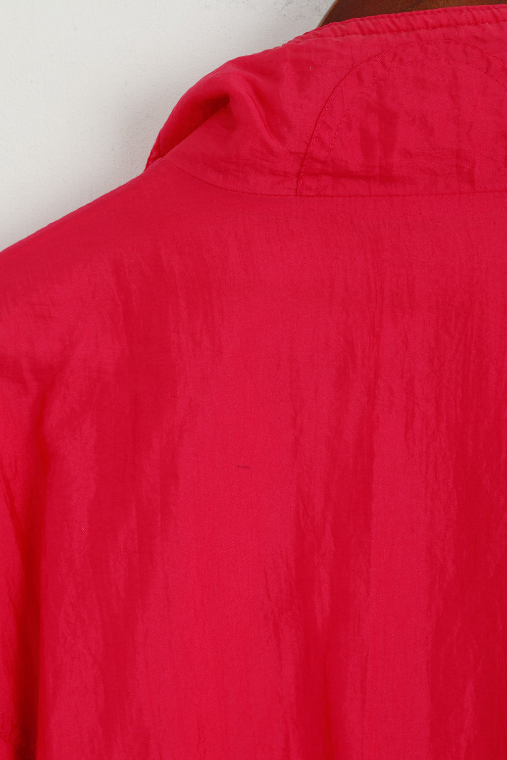 Head Women 44 XL Giacca rosa vintage anni '80 Bomber in nylon Festival Top impermeabile