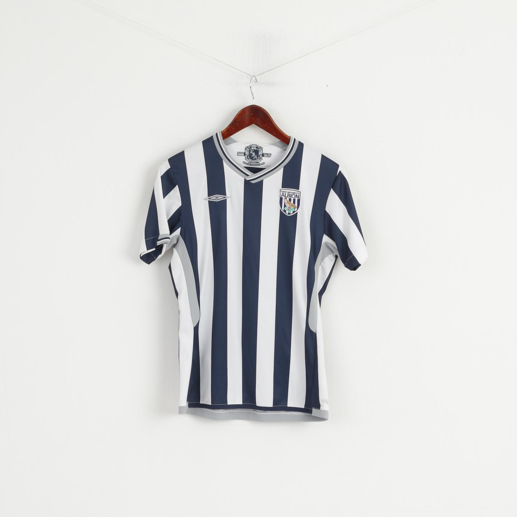 Umbro WBA Youth 10-12 Age Shirt West Bromwich Albion 2009/2010 Football #7 Jersey