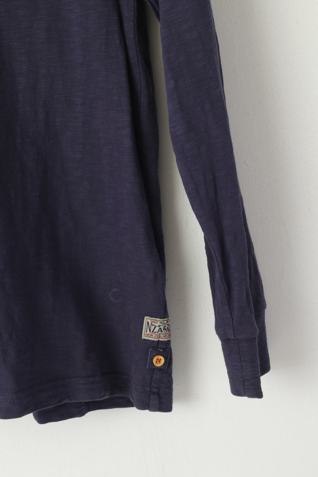 Nouvelle-zélande Auckland hommes L chemise marine pacifique sauvetage coton haut à manches longues