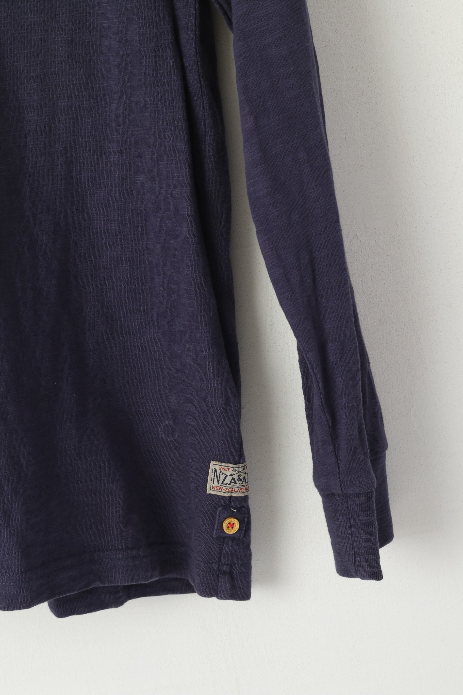 Nouvelle-zélande Auckland hommes L chemise marine pacifique sauvetage coton haut à manches longues