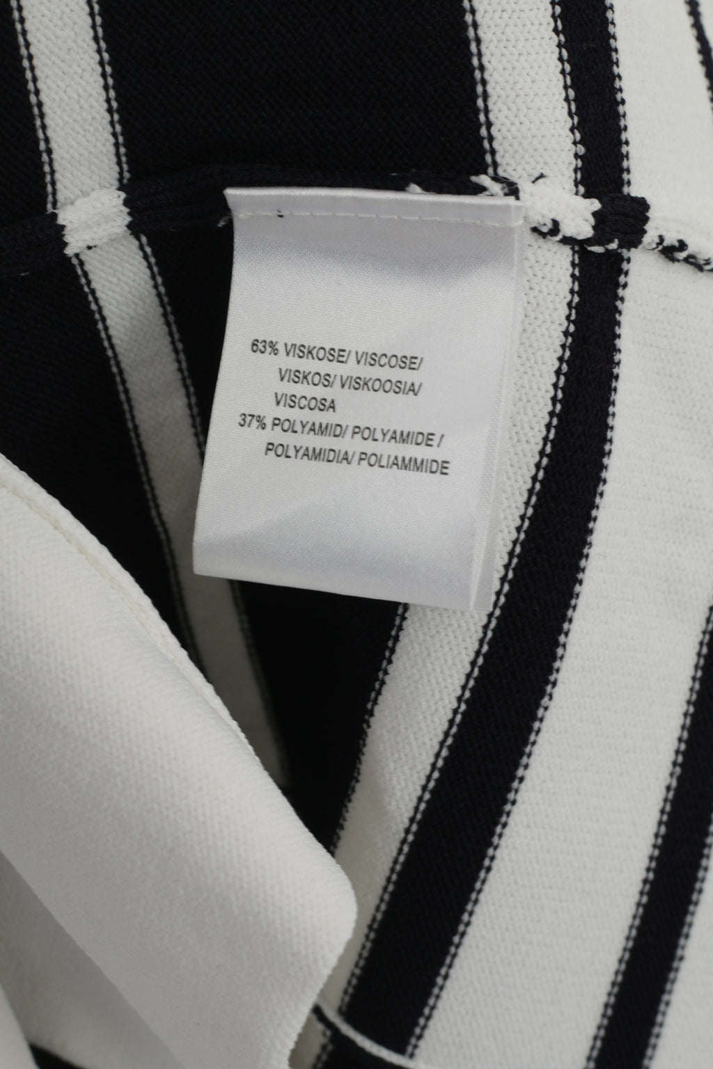 Peter Hahn Femmes 14 40 Cardigan Marine Blanc Rayé Viscose Marine Pull