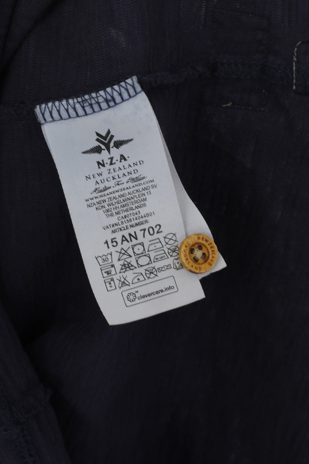 Nouvelle-zélande Auckland hommes L chemise marine pacifique sauvetage coton haut à manches longues