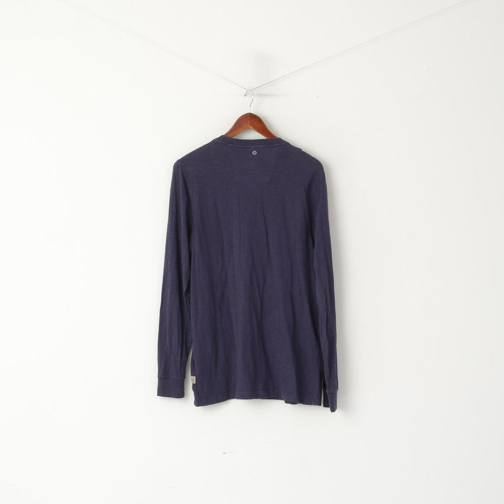 Nouvelle-zélande Auckland hommes L chemise marine pacifique sauvetage coton haut à manches longues