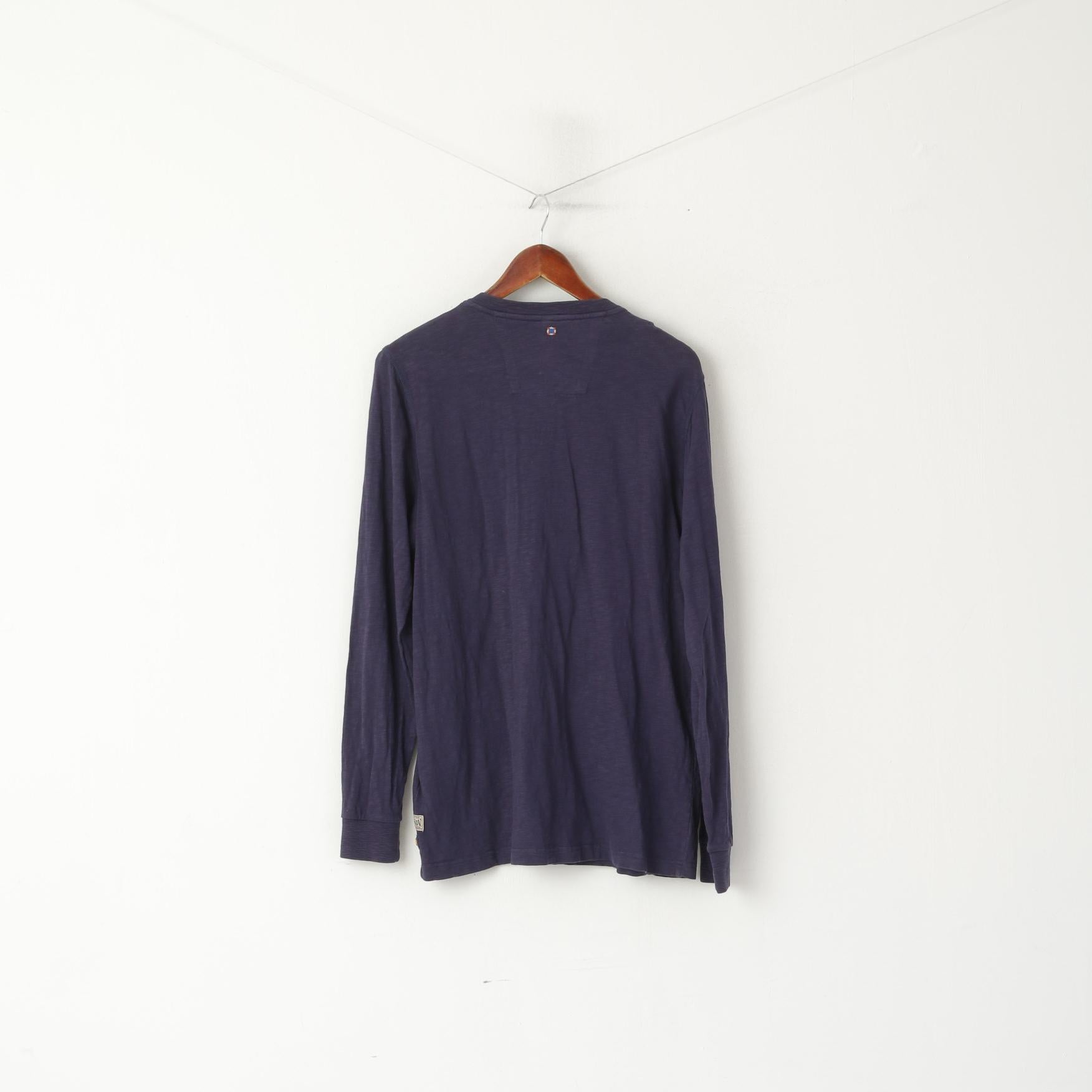 Nouvelle-zélande Auckland hommes L chemise marine pacifique sauvetage coton haut à manches longues