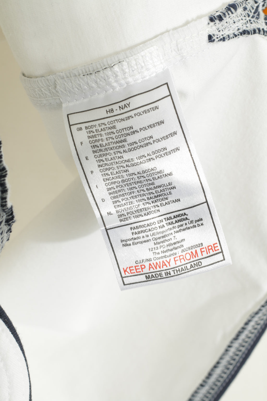 Nike Femme M 8-10 Chemise sans manches Blanc vintage Dri-Fit Coton Sport Débardeur