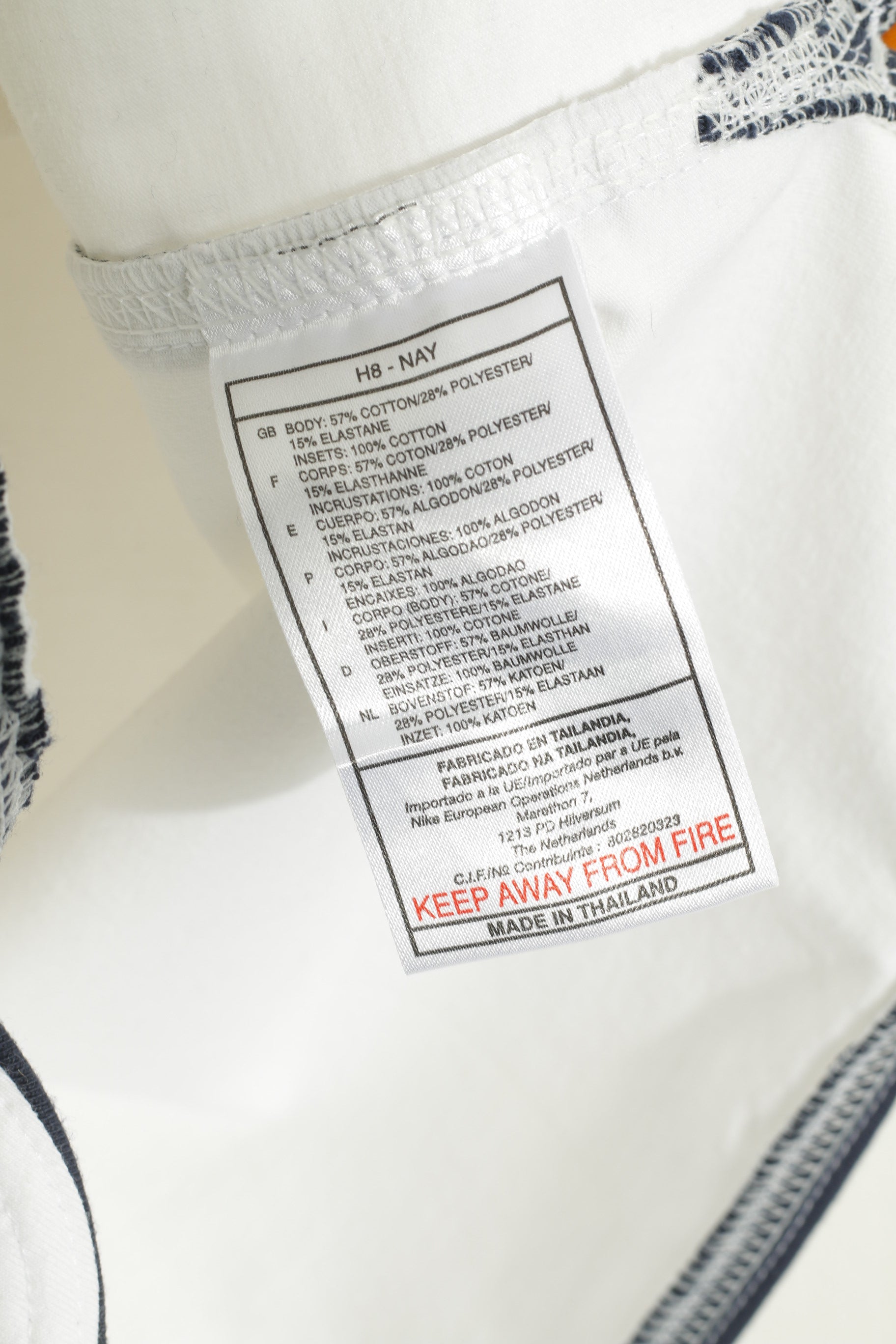 Nike Femme M 8-10 Chemise sans manches Blanc vintage Dri-Fit Coton Sport Débardeur