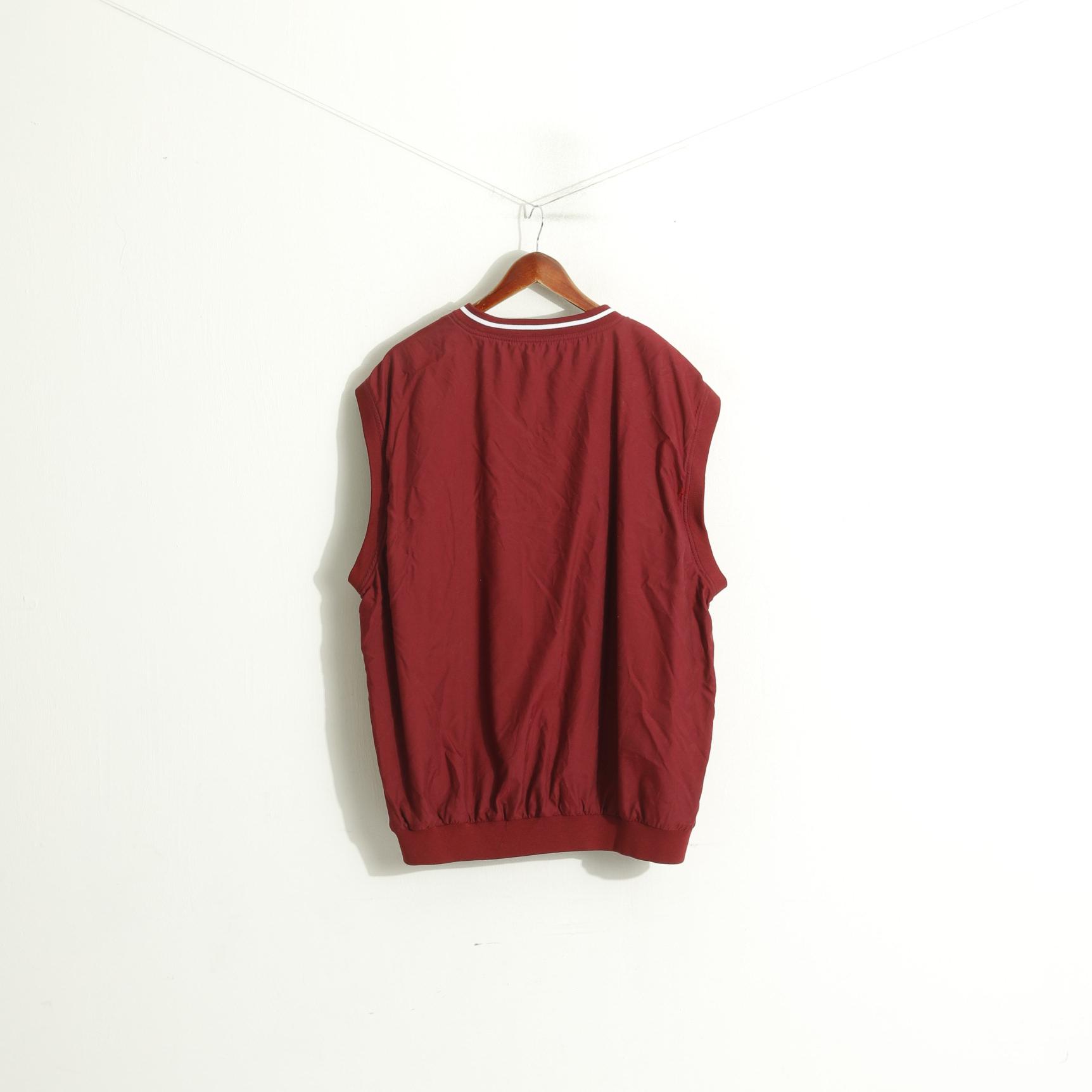 Red Oak Men XXL Vest Maroon Texas A&M Aggies Football V Neck Sport Top