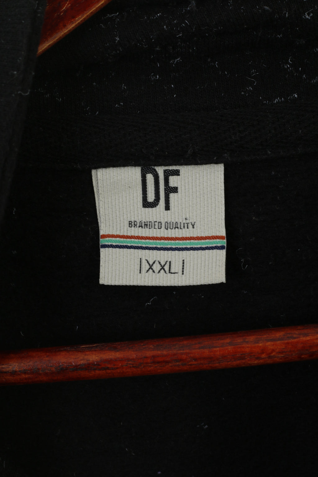 Defacto Homme XXL Sweat Noir Coton Slim Fit Col Montant Sport Top