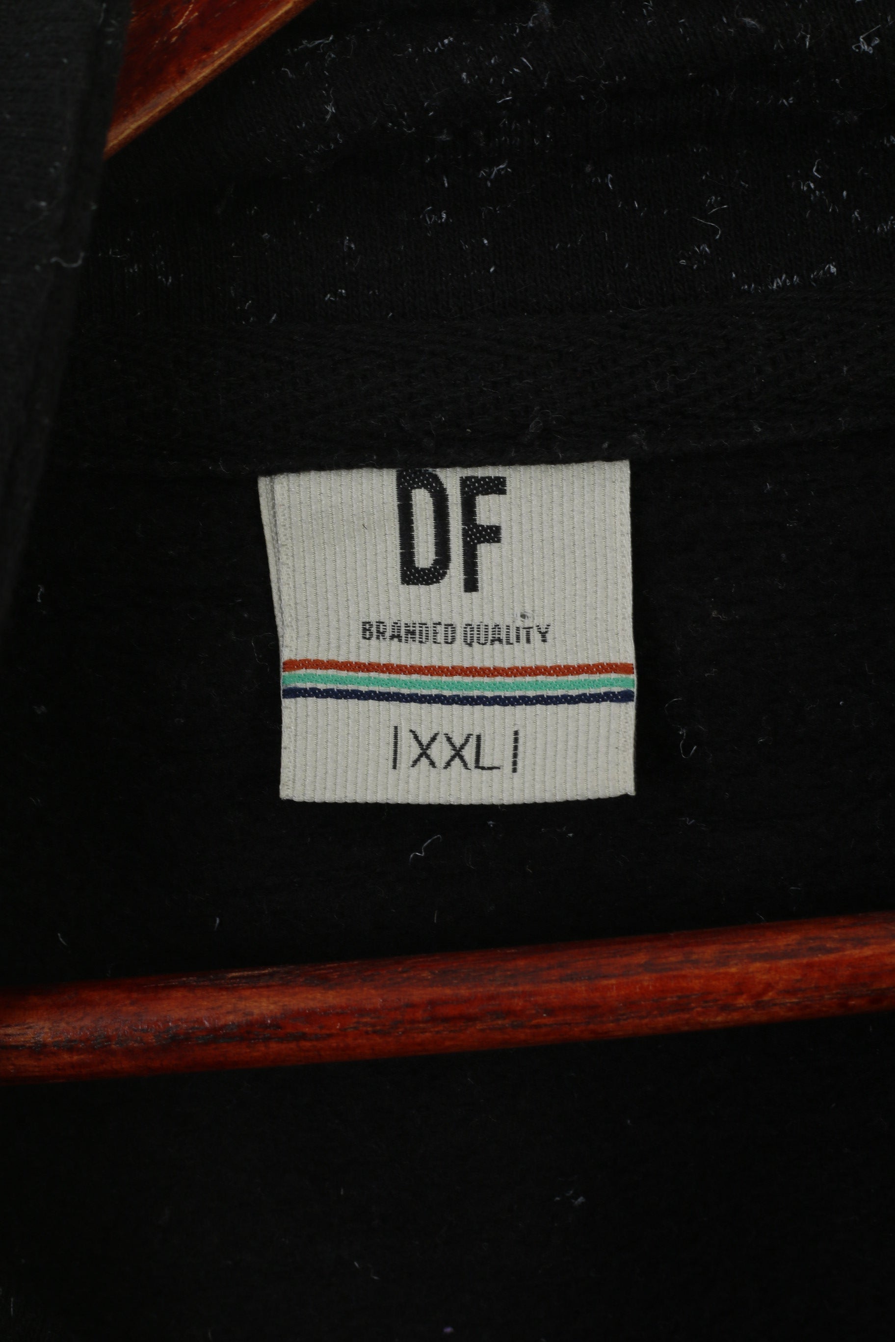 Defacto Homme XXL Sweat Noir Coton Slim Fit Col Montant Sport Top