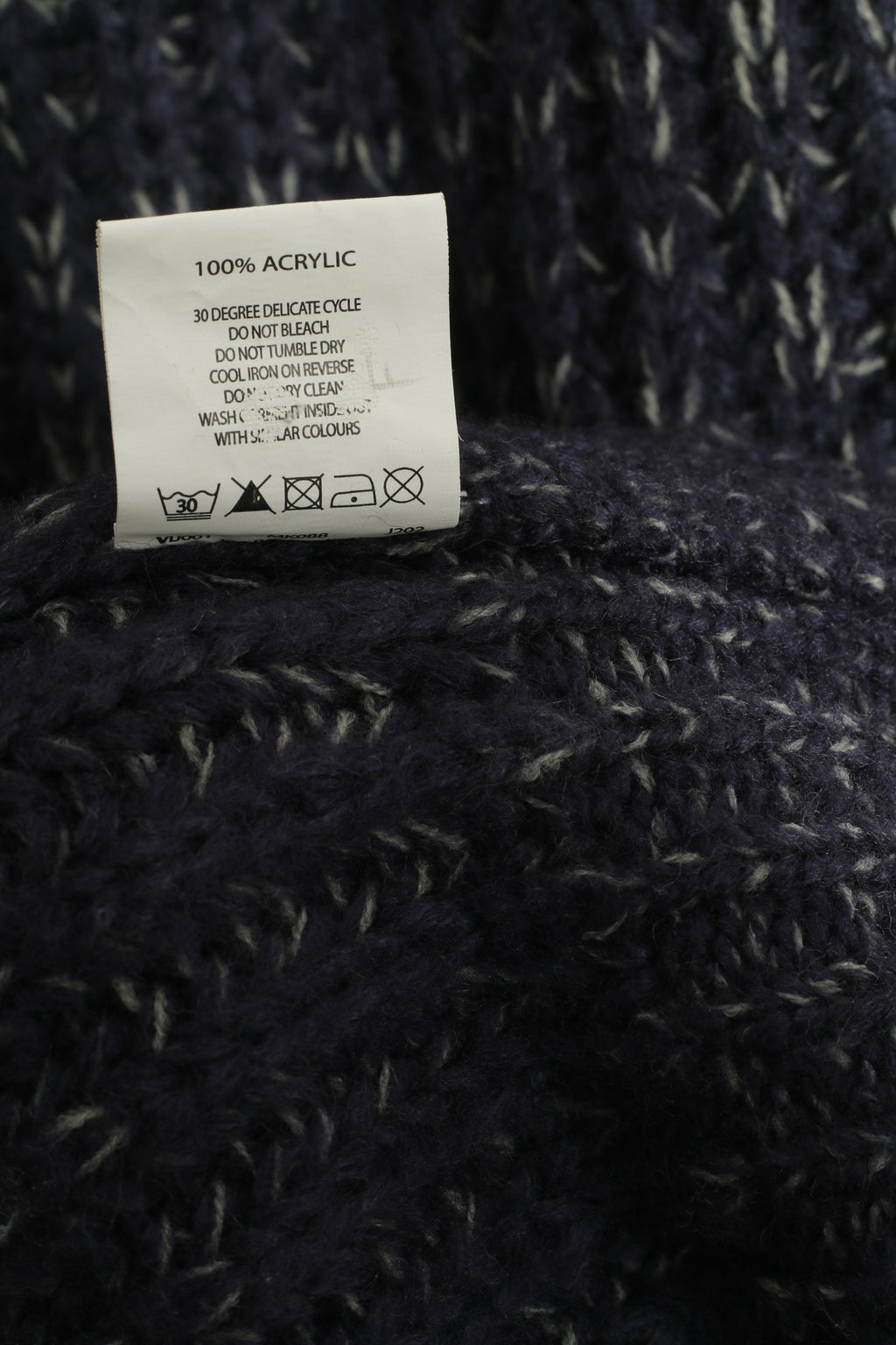 Joe Browns Men M Cardigan Blue Gray Knitted Acrylic Classic V Neck Sweater