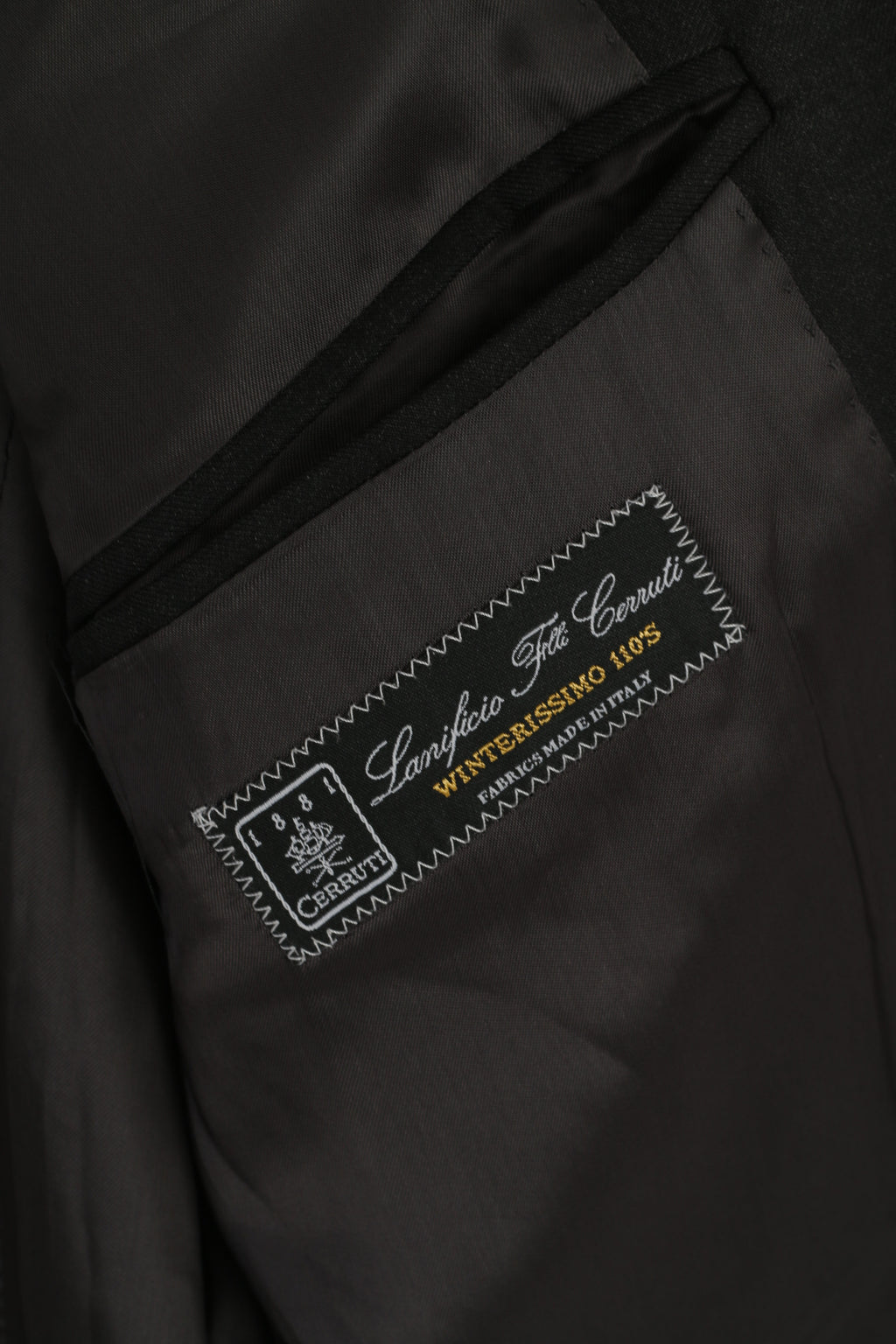 PAOLONI Men 48 38 Blazer Black Wool Cerruti 110's Single Breasted Made in Italy Jacket