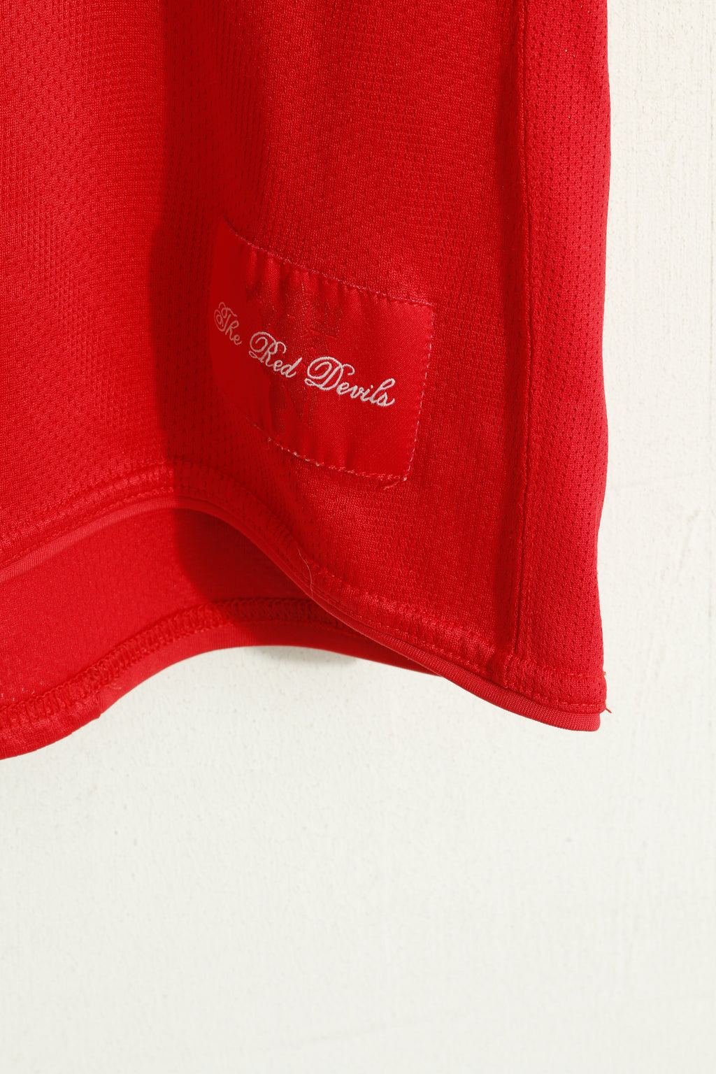 Maglia Nike Manchester United da donna L Maglia rossa da calcio con scollo a V, abbigliamento sportivo, top in jersey