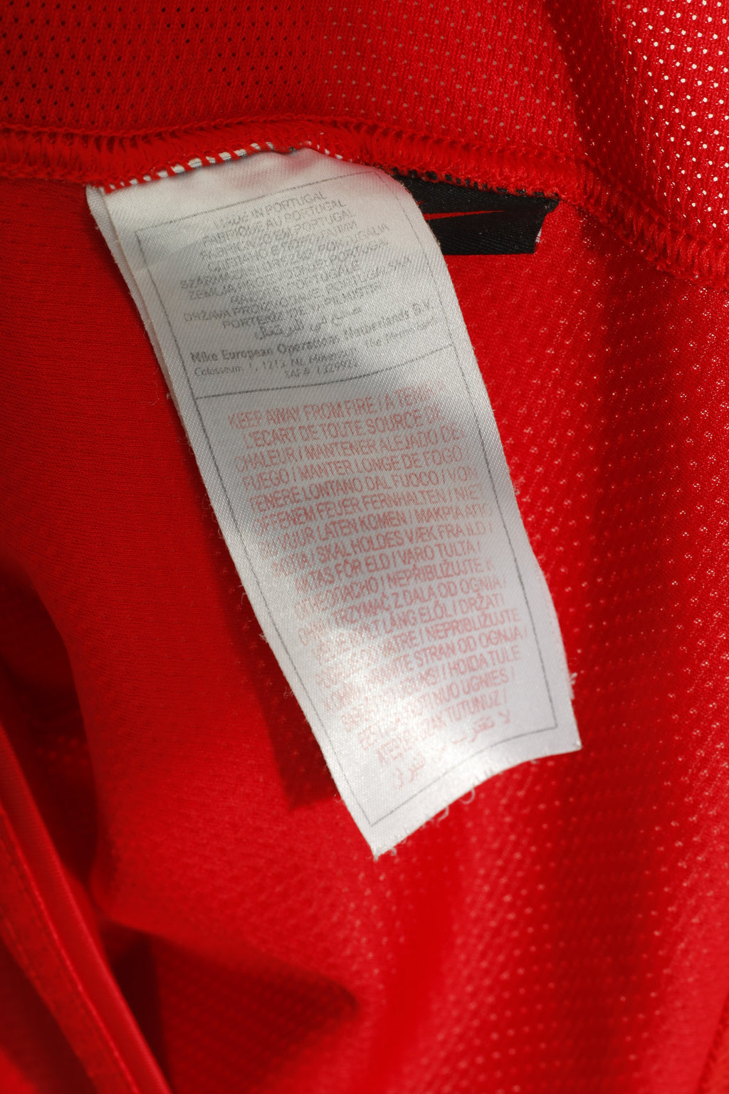 Maglia Nike Manchester United da donna L Maglia rossa da calcio con scollo a V, abbigliamento sportivo, top in jersey