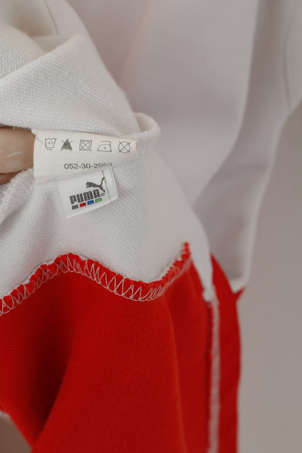 Maglia Puma Uomo L Bianca Rossa St. Hellens Rugby League Club Sportswear Jersey Top