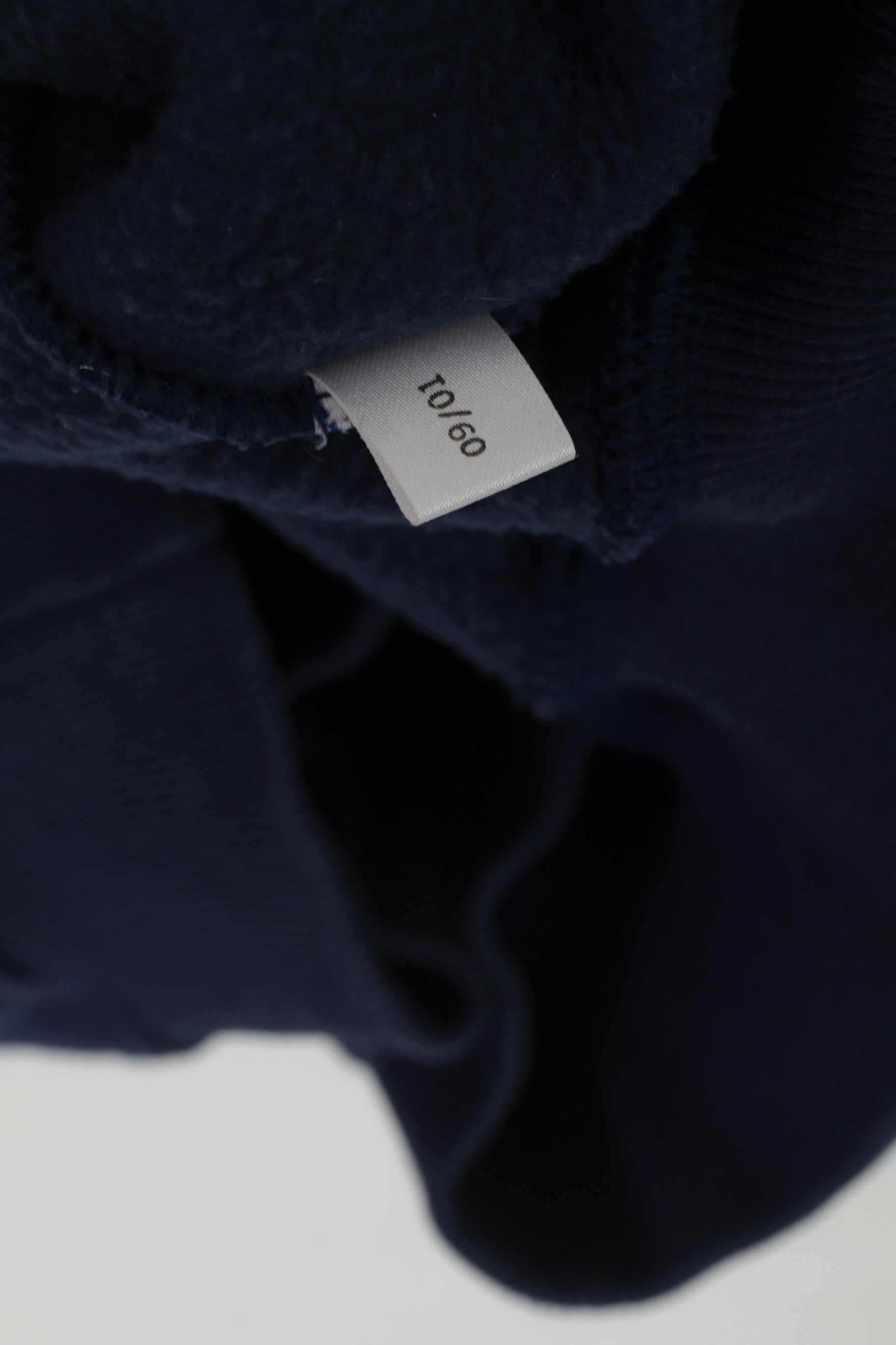 Adidas Homme L 192 Sweat Marine Vintage Coton À Capuche Poche Kangourou Haut