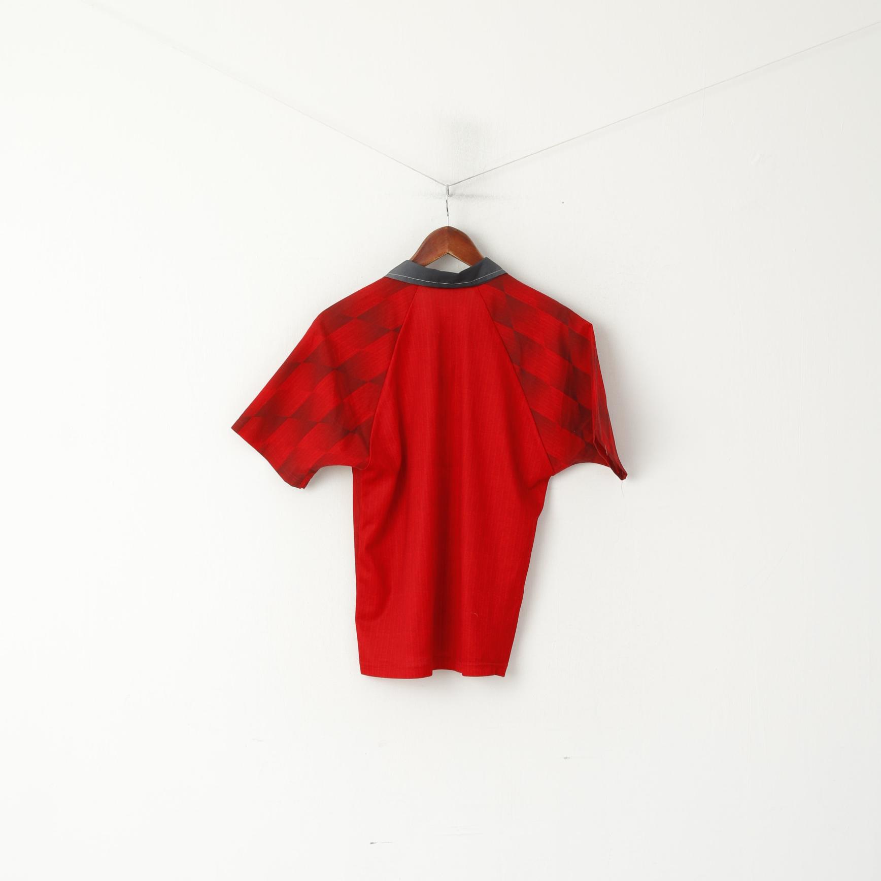 Umbro Manchester United Boys Y 10 Age Shirt Red Football Vintage Jersey Performance Top