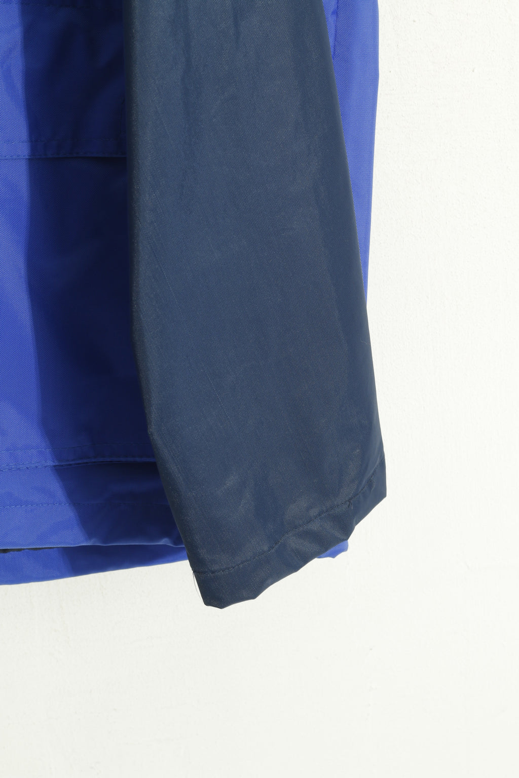 Trespass Hommes M Veste Bleu Nylon Voile Extérieur Capuche Cachée Imperméable Extérieur Haut