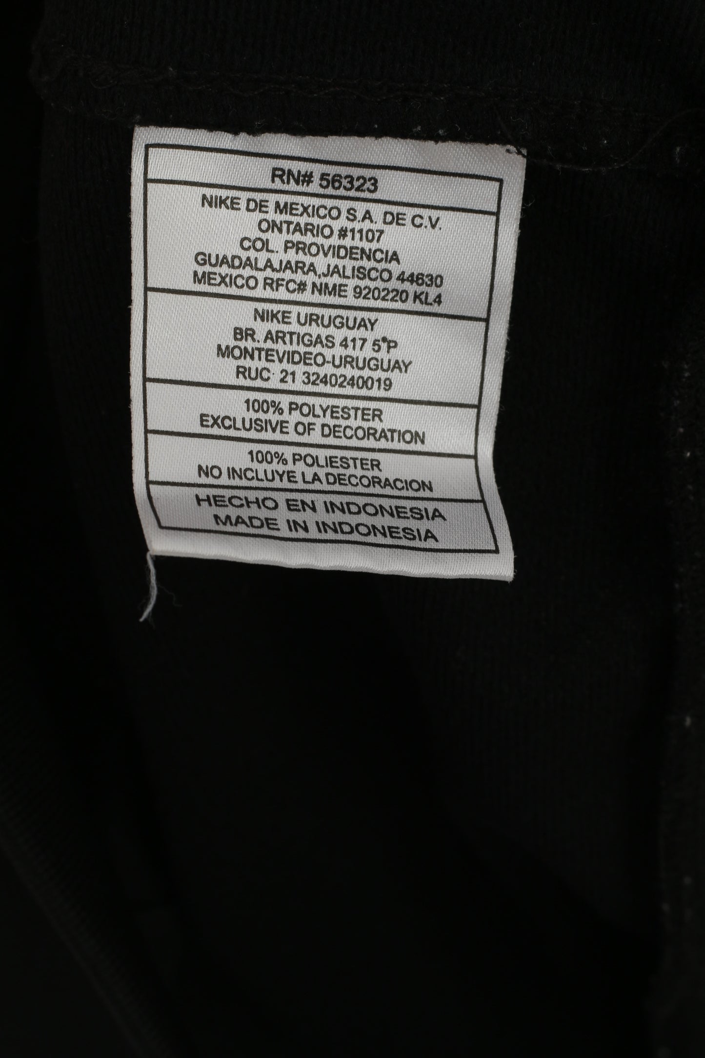 Nike Youth L 12-14 Age Sweatshirt Black Shiny Vintage Full Zipper Activewear Top