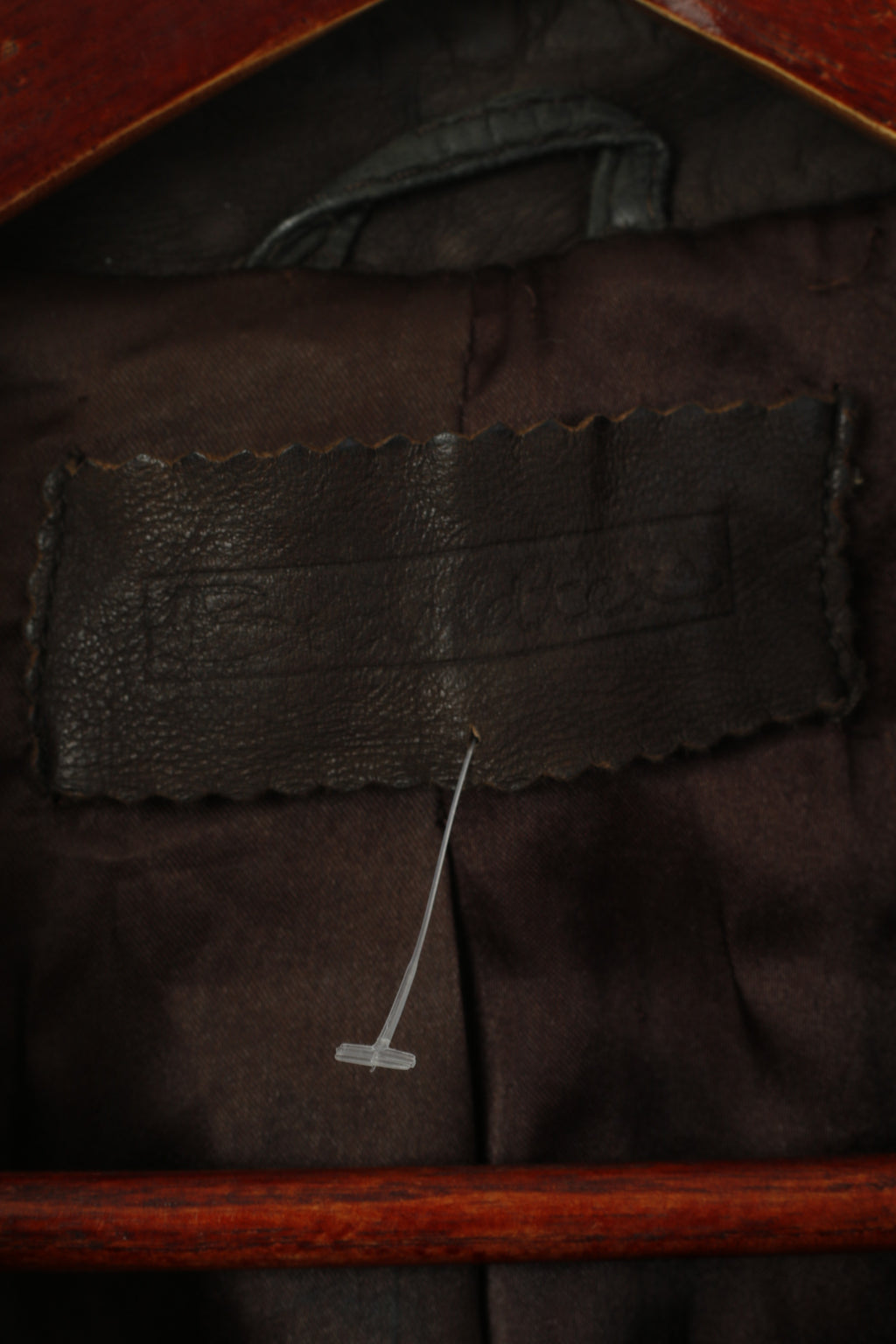 Giacca Brandtex da donna 14 40 M. Top vintage monopetto in morbida pelle marrone