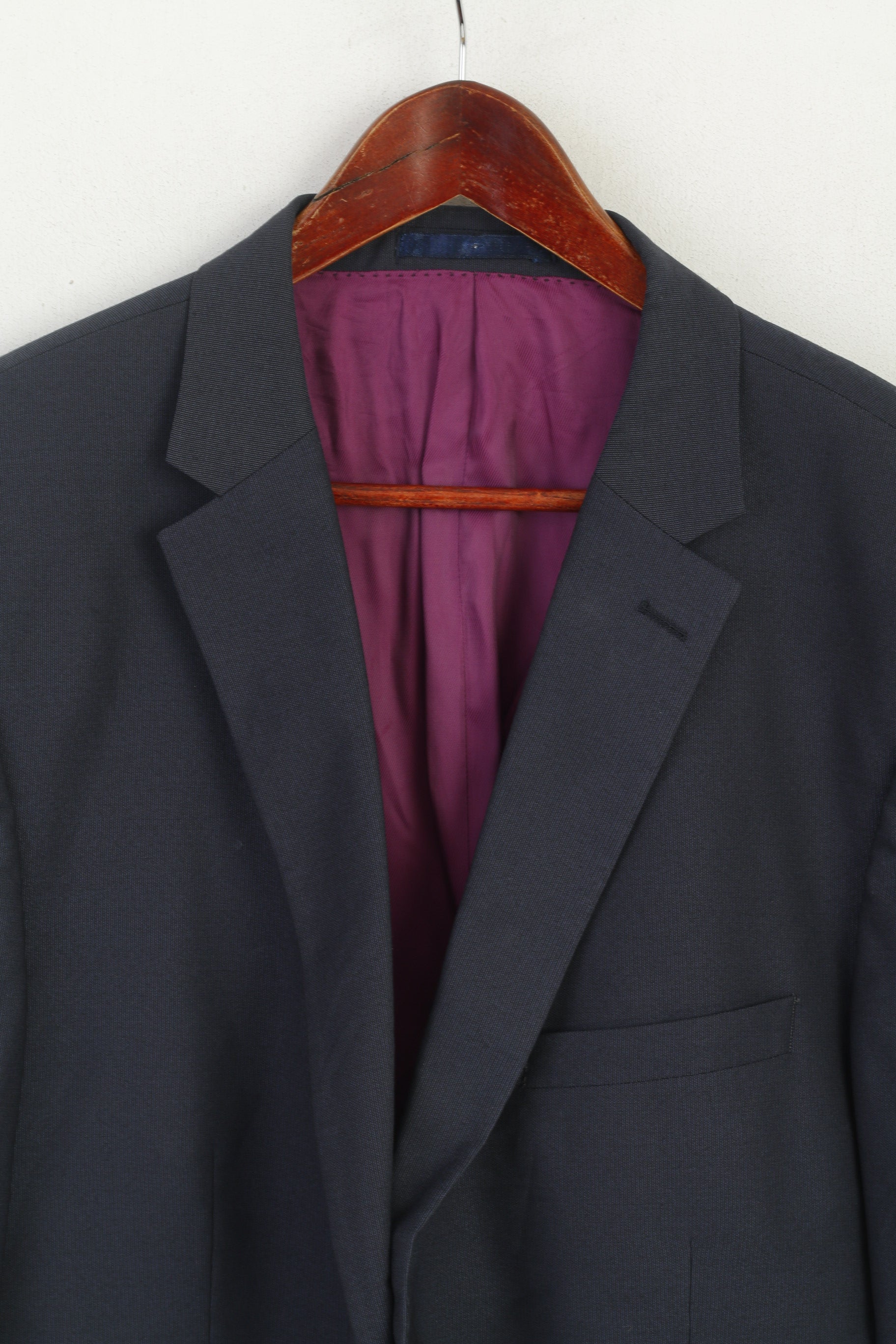 Daniel Grahame Uomo 46 56 Blazer Navy Spalline Giacca monopetto