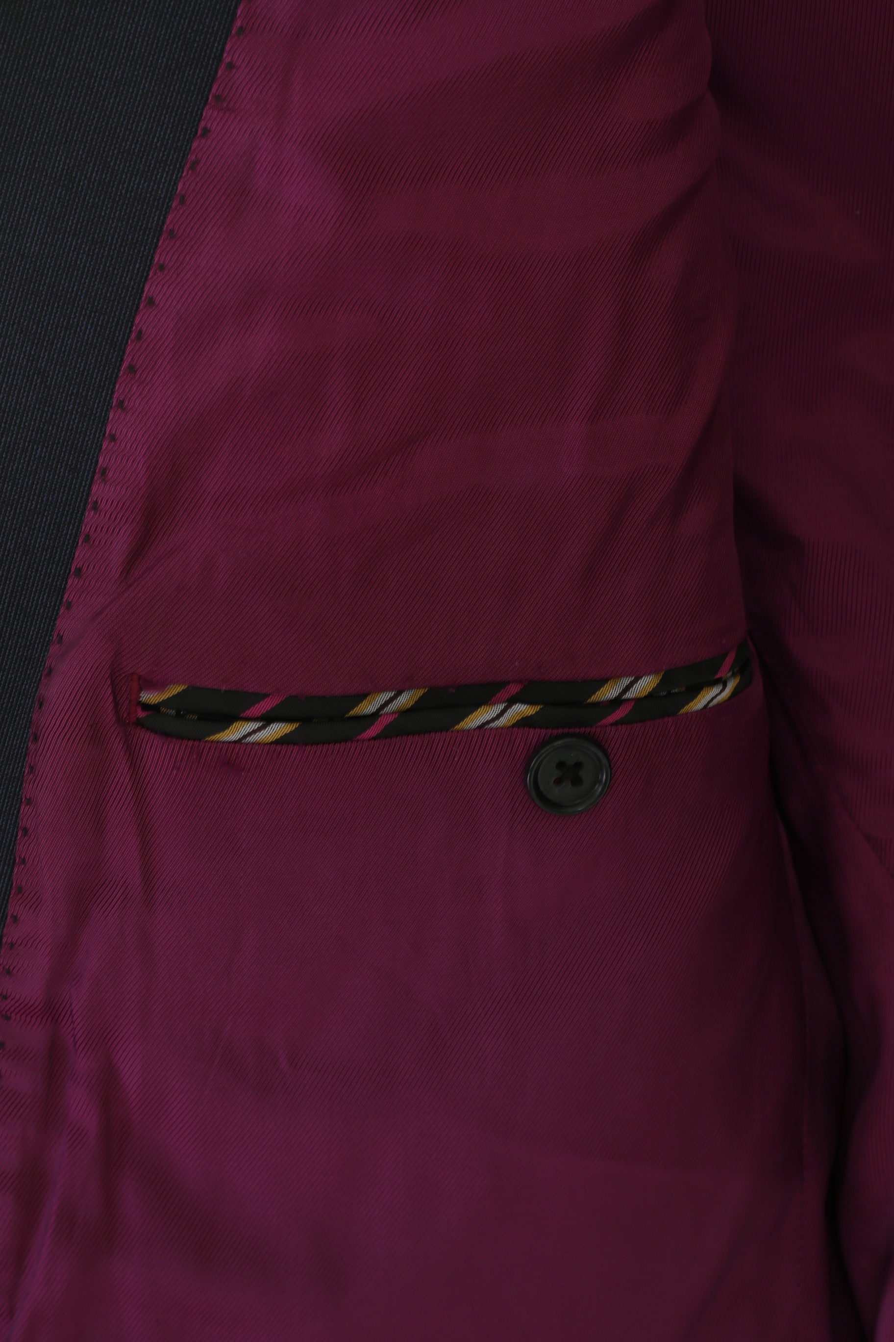 Daniel Grahame Uomo 46 56 Blazer Navy Spalline Giacca monopetto