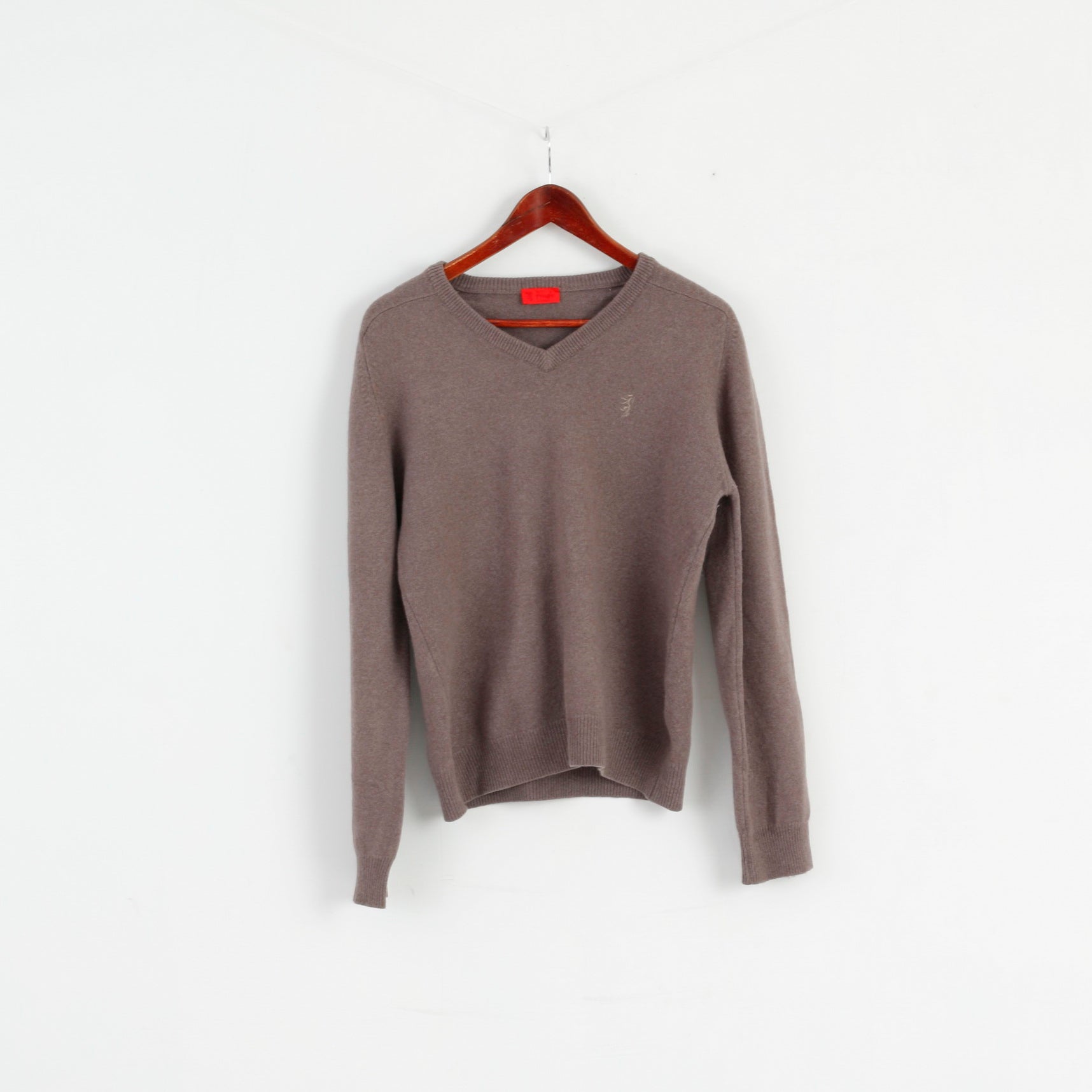 Pringle Of Scotland Maglione da donna L Talpa 100% lana Maglione classico con scollo a V