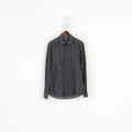 Medicine Men XL Casual Shirt Navy Cotton Slim Fit Long Sleeve Top