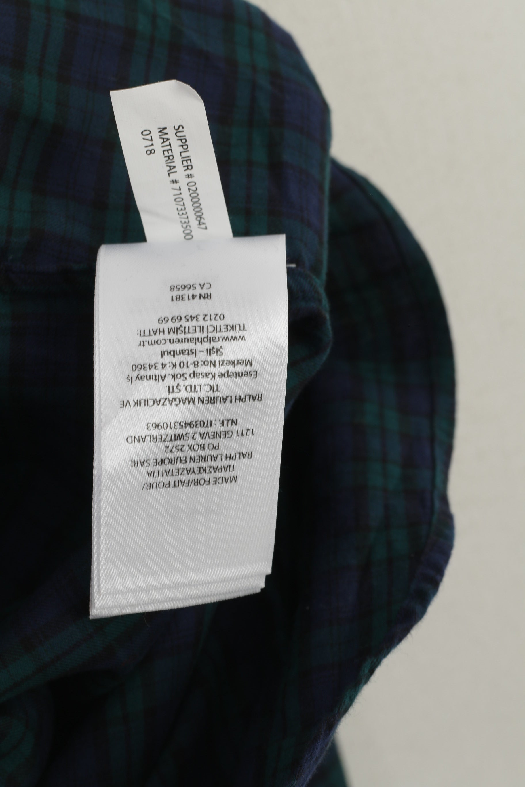 Polo Ralph Lauren Men S Casual Shirt Navy Cotton Check Slim Fit Long Sleeve Top