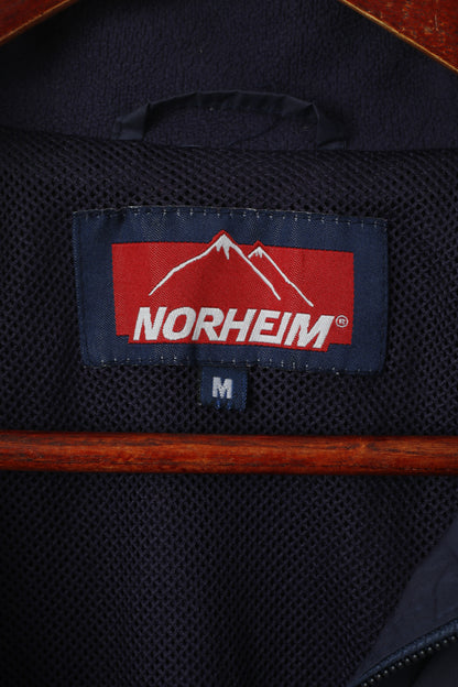 Norheim Men M Jacket Navy Lightweight Zip Up Mountain Hiking Sportswear Top