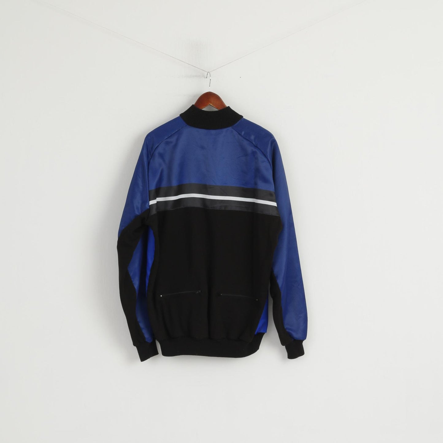 Rogelli Sportswear Men L Cycling Jacket Blue Full Zipper Warm Bike Wear Top
