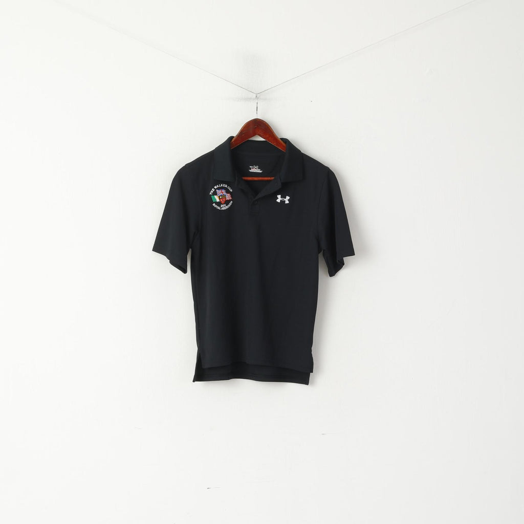 Under Armour Boys YLG 10 Age Shirt Black The Walker Cup 2011 Sport Jersey Top