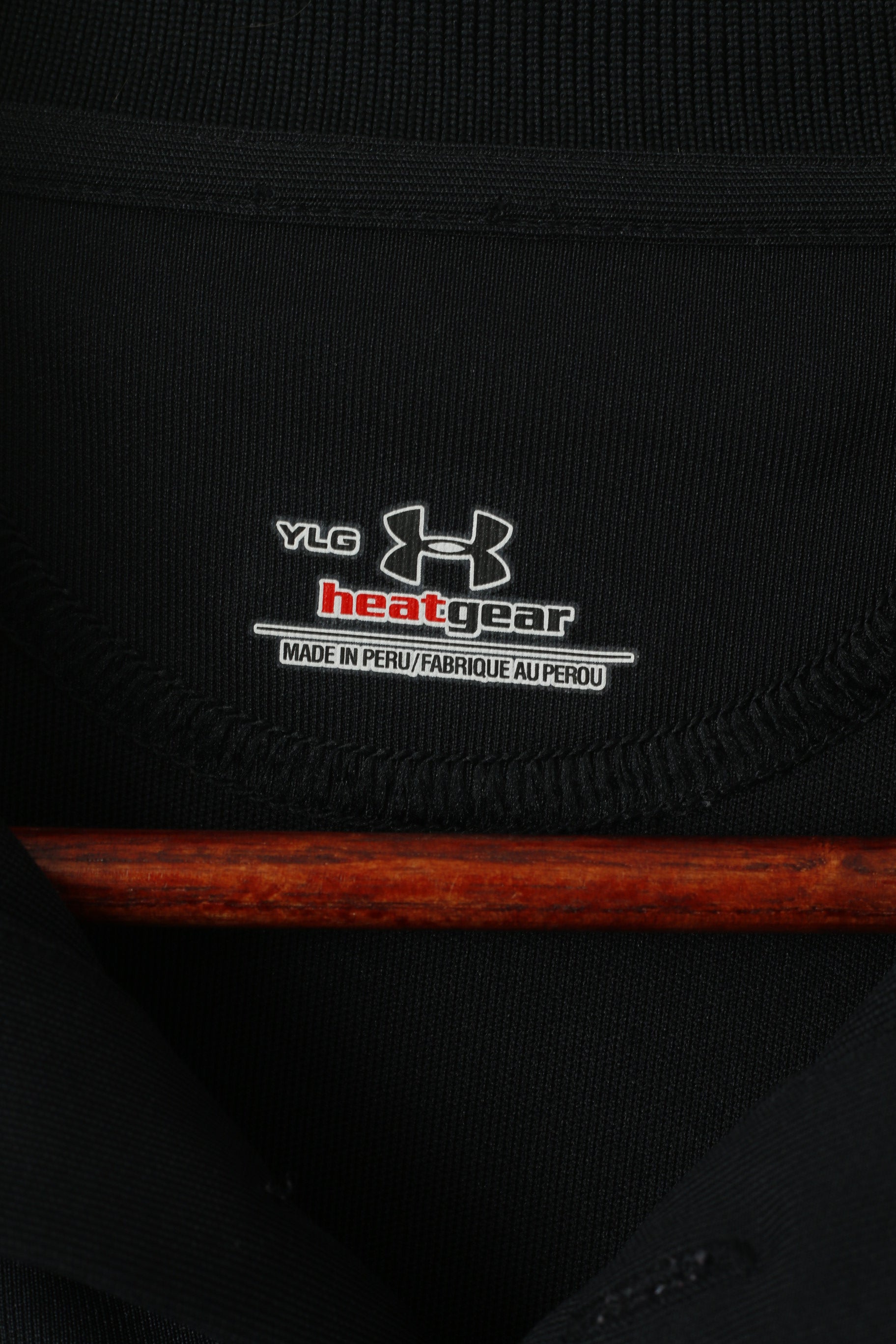 Under Armour Boys YLG 10 Age Shirt Black The Walker Cup 2011 Sport Jersey Top