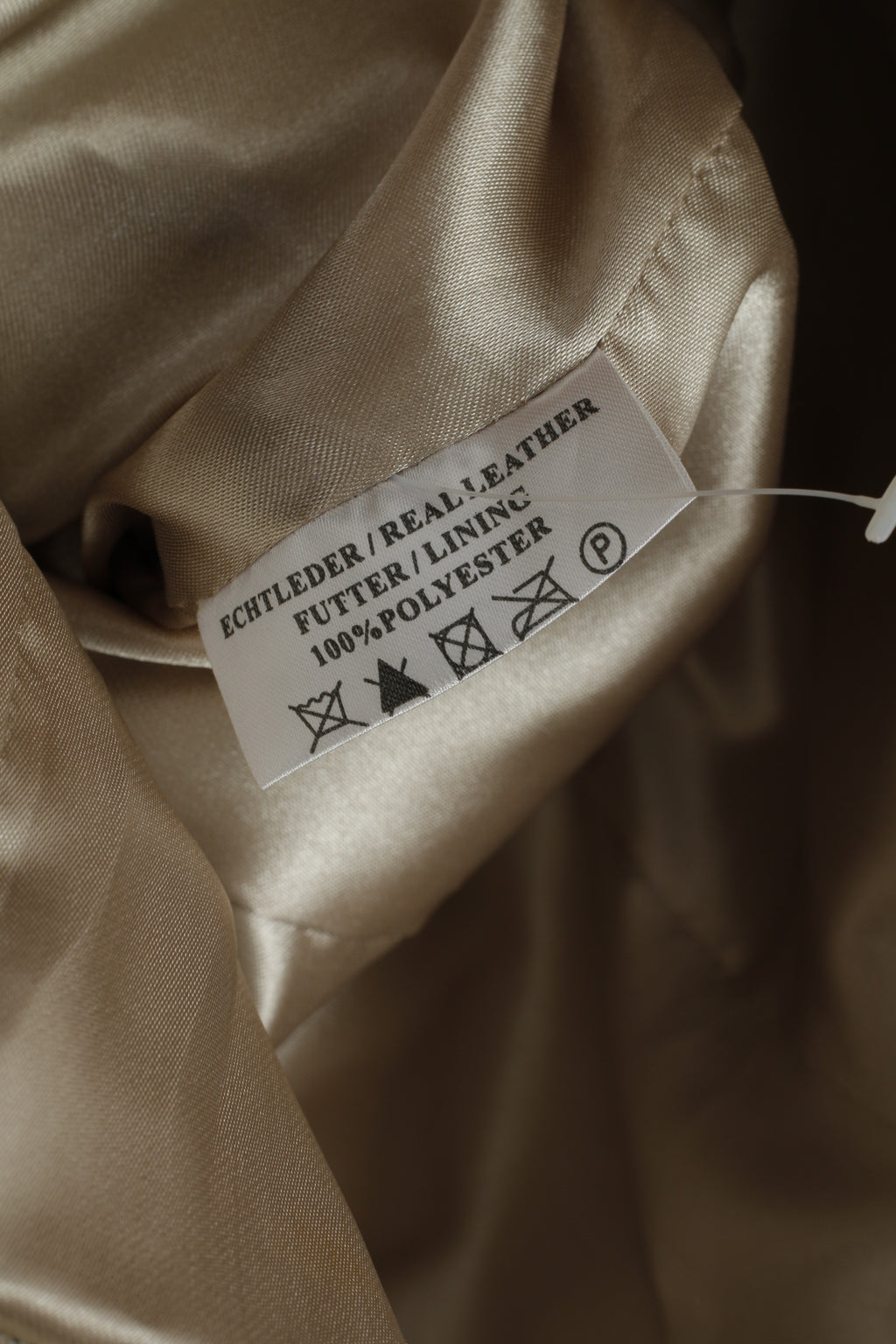 Sarah Kern Giacca da donna 36 S Top monopetto con cintura floreale in pelle beige