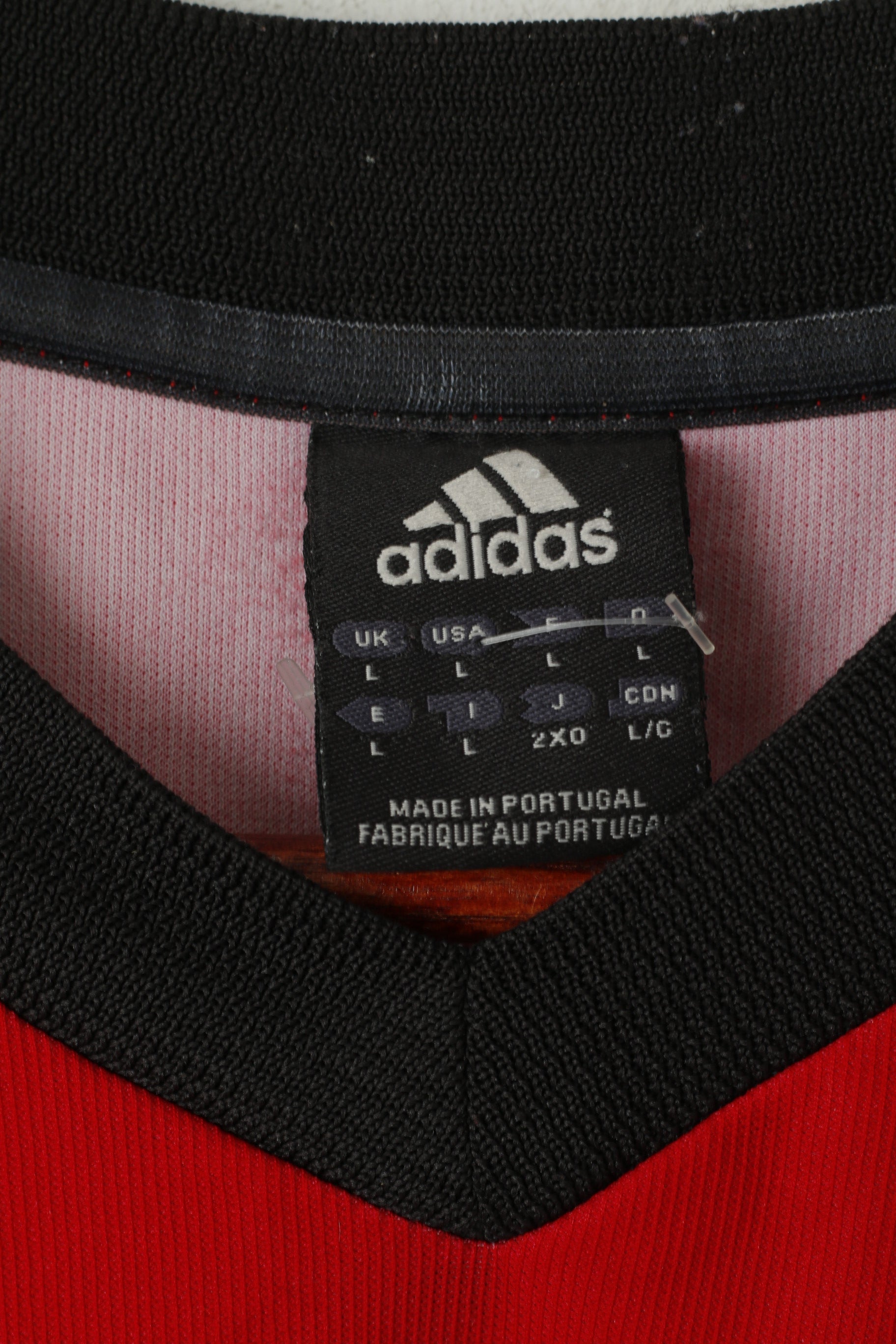 Adidas Bayer Leverkusen Hommes L Chemise Rouge Vintage Football Trikot Jersey Philipp Top